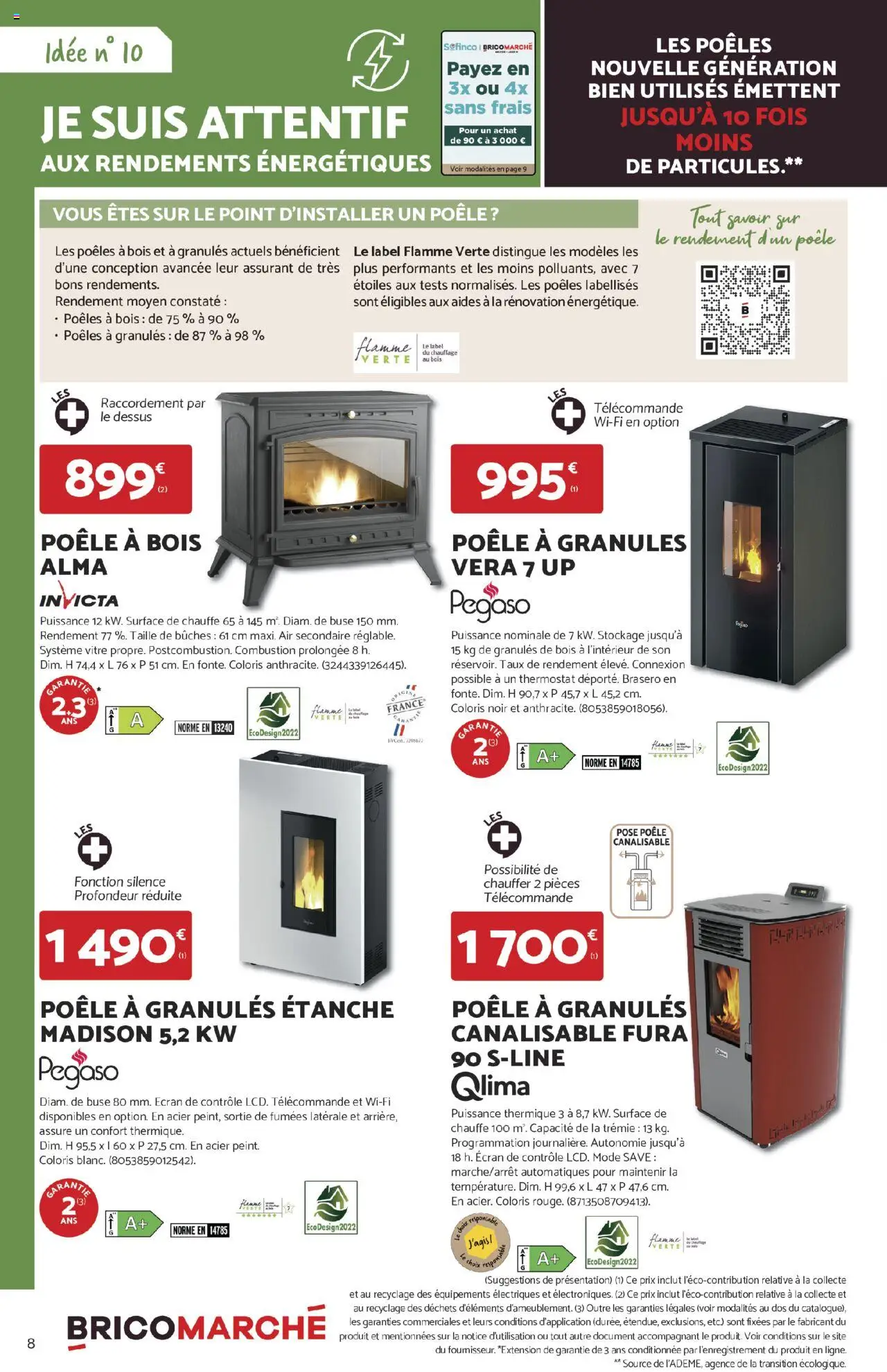  | Page: 8 | Produits: Brasero, Poêle, Poêle à bois, Télécommande