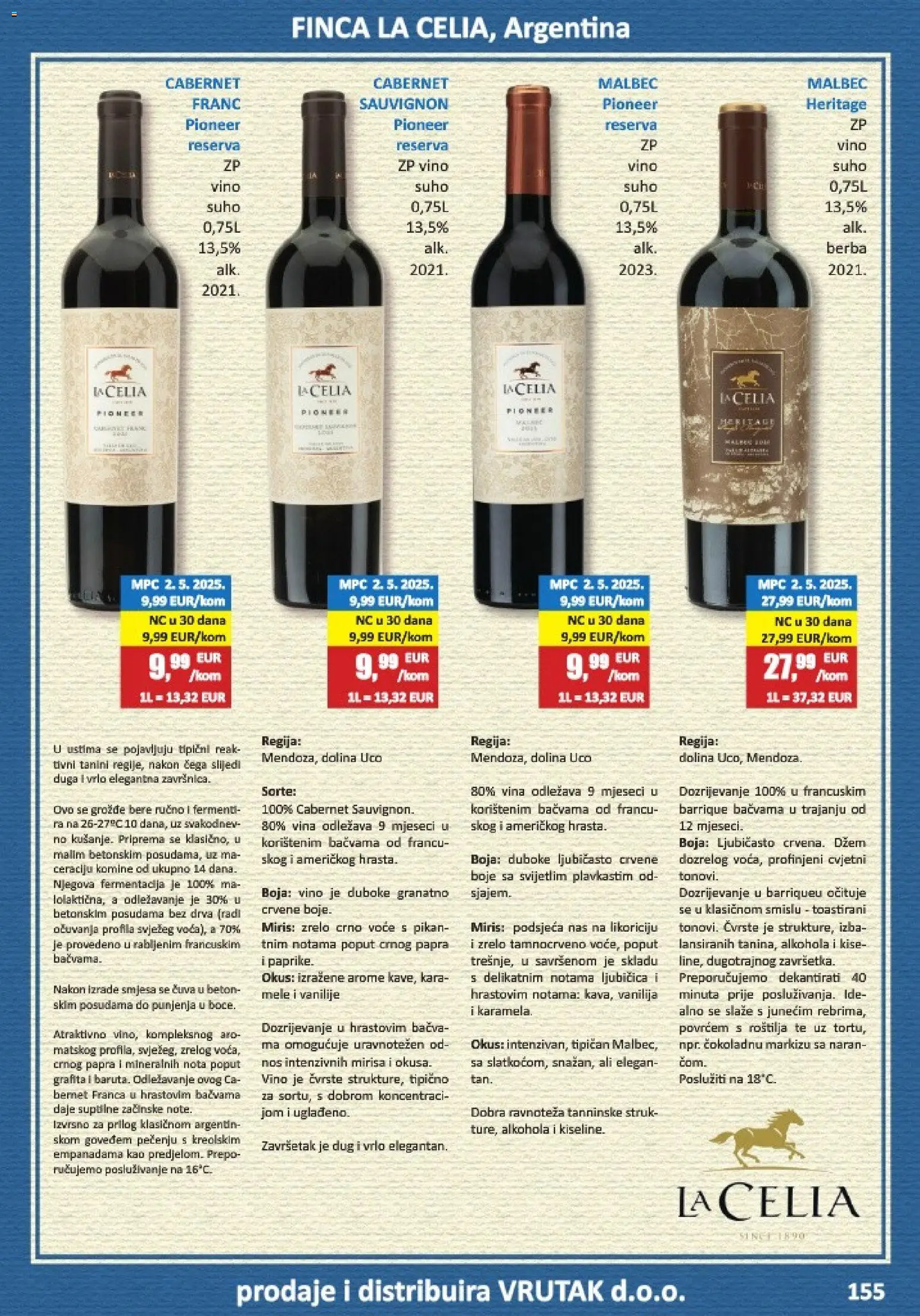 Vrutak katalog | vrijedi od 01.11.2025 | Stranica: 155 | Proizvodi: Vino, Džem, Bačva, Grožđe