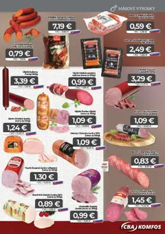 CBA Komfos leták │ platný od 18.07.2025 | Strana: 3 | Produkty: Gril, Saláma, Šunka, Klobása