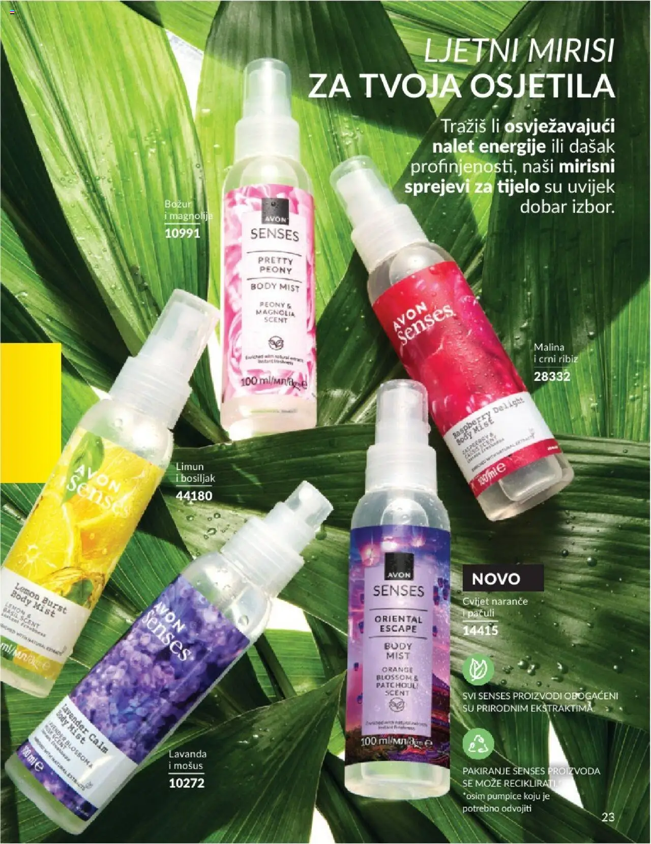 Avon katalog | vrijedi od 01.08.2025 | Stranica: 23 | Proizvodi: Naranče, Limun, Bosiljak