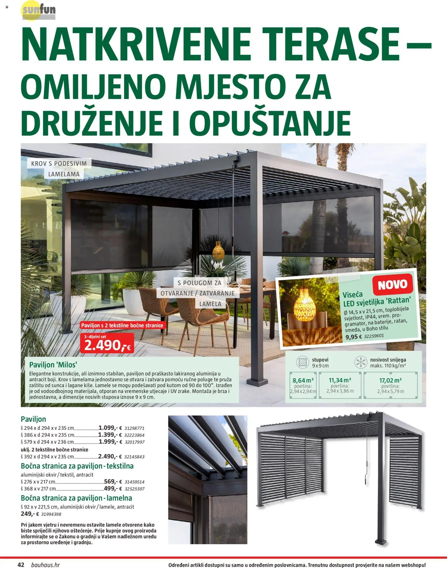 Bauhaus katalog | vrijedi od 23.03.2026 | Stranica: 42 | Proizvodi: Svjetiljka