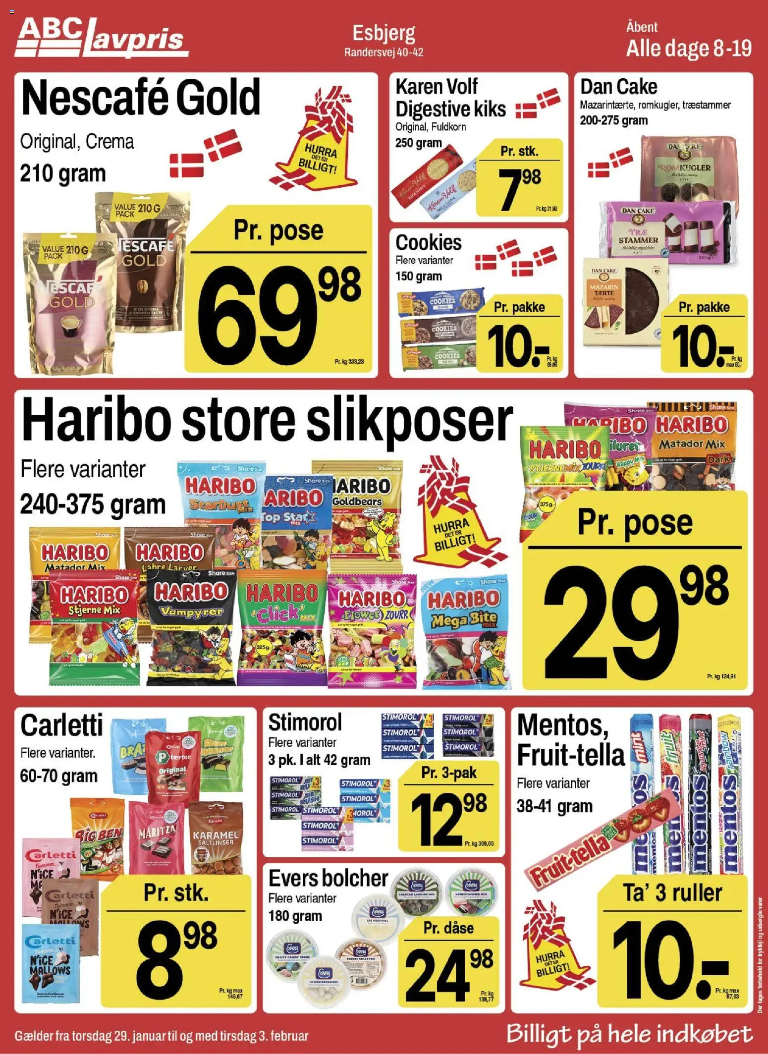Abc Lavpris tilbudsavis – gyldig fra 28.01.2026 | Side: 15 | Produkter: Cookies, Romkugler
