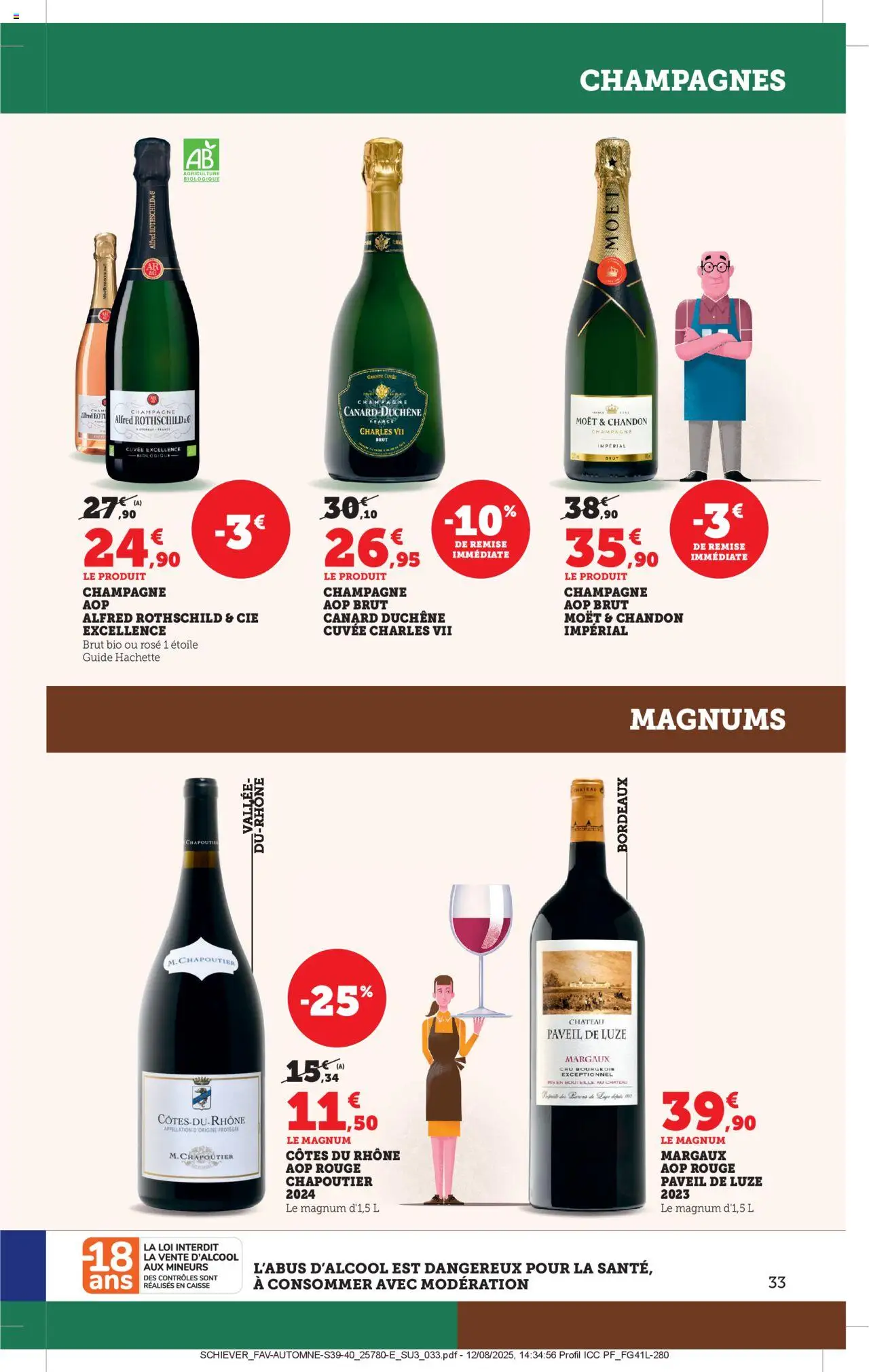  | Page: 33 | Produits: Champagne brut, Champagne