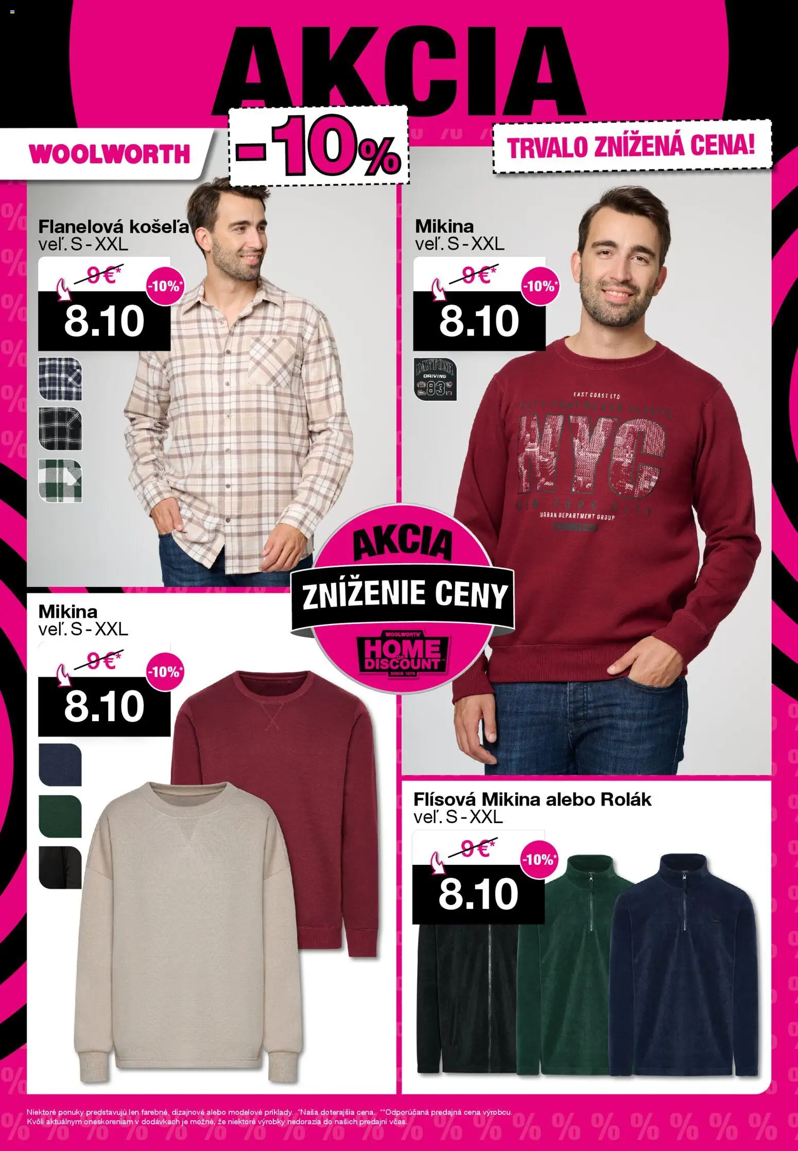 Nové Woolworth akcie – leták je platný od 05.12.2025 | Strana: 26 | Produkty: Košeľa, Mikina