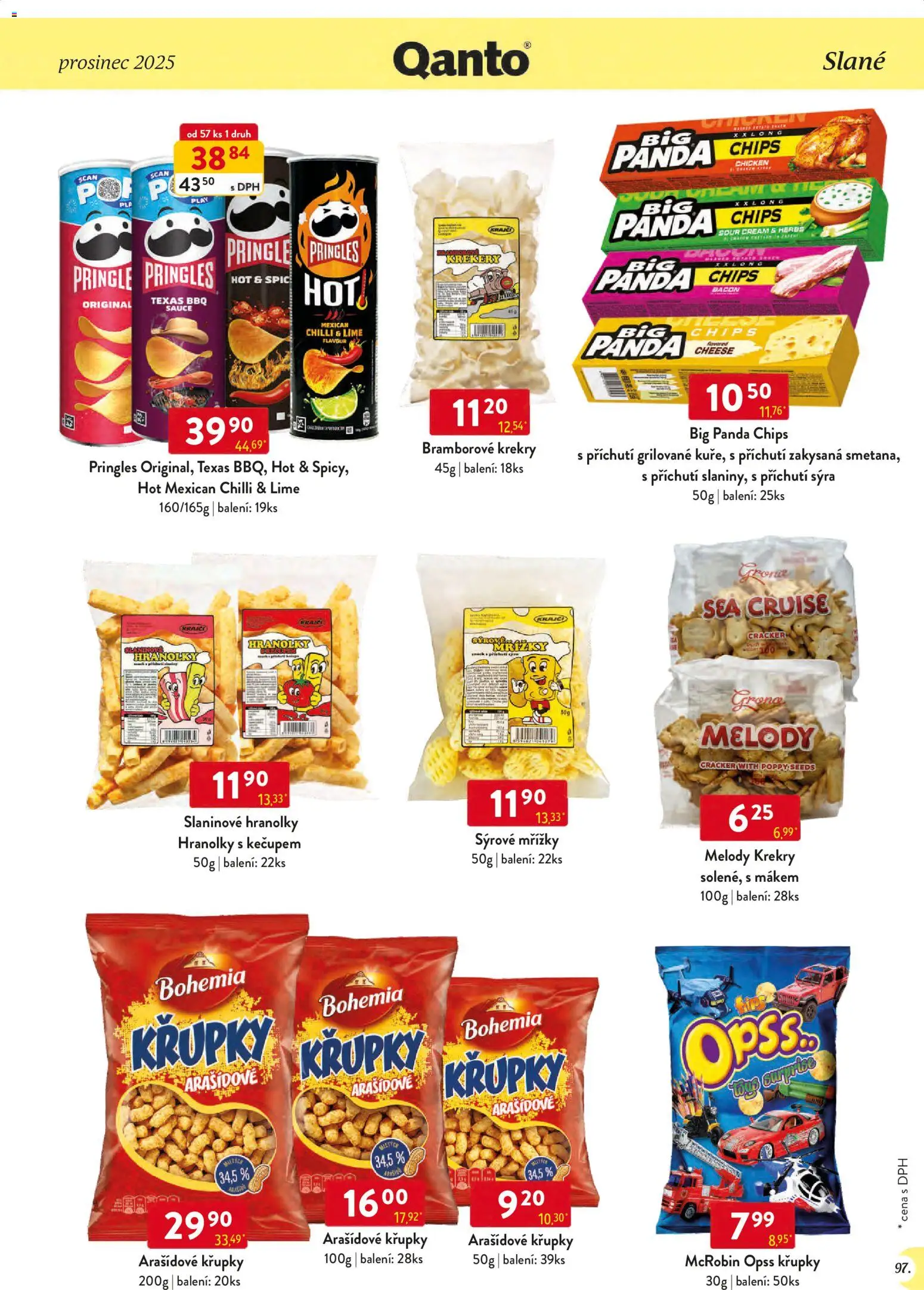 Astur & Qanto leták - Velkoobchod 12/2025 od 01.12.2025 | Strana: 97 | Produkty: Hranolky, Pringles, Krekry, Křupky
