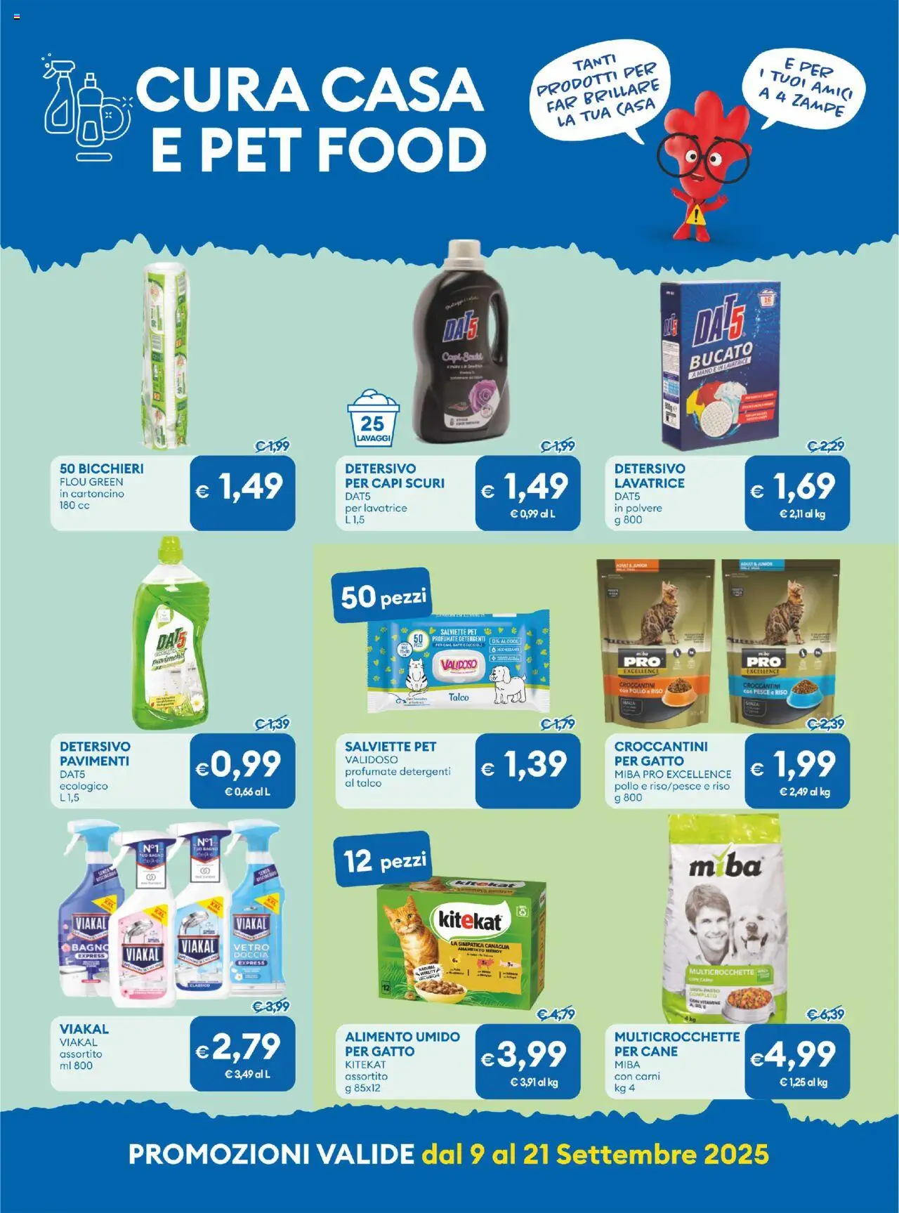 Volantino MD Discount del 09.09.2025 | Pagina: 23 | Prodotti: Pollo, Riso, Talco, Doccia