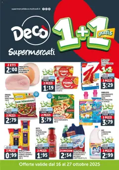 Anteprima del volantino Decò Supermercati - Roma catalogo valido a partire dal 16.10.2025