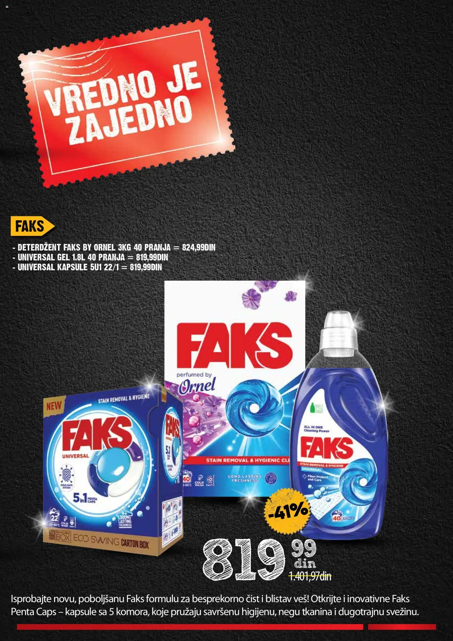 Roda katalog - važi od 13.11.2025 | Strana: 41 | Proizvode: Deterdžent, Kapsule