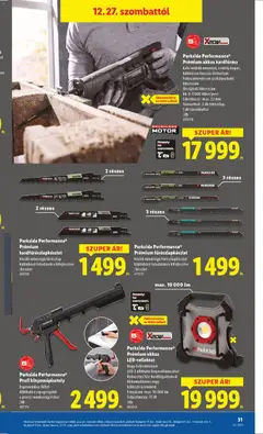 Lidl Akciós újság - amely érvényes a következő dátumtól: 27.12.2025 | Oldal: 31