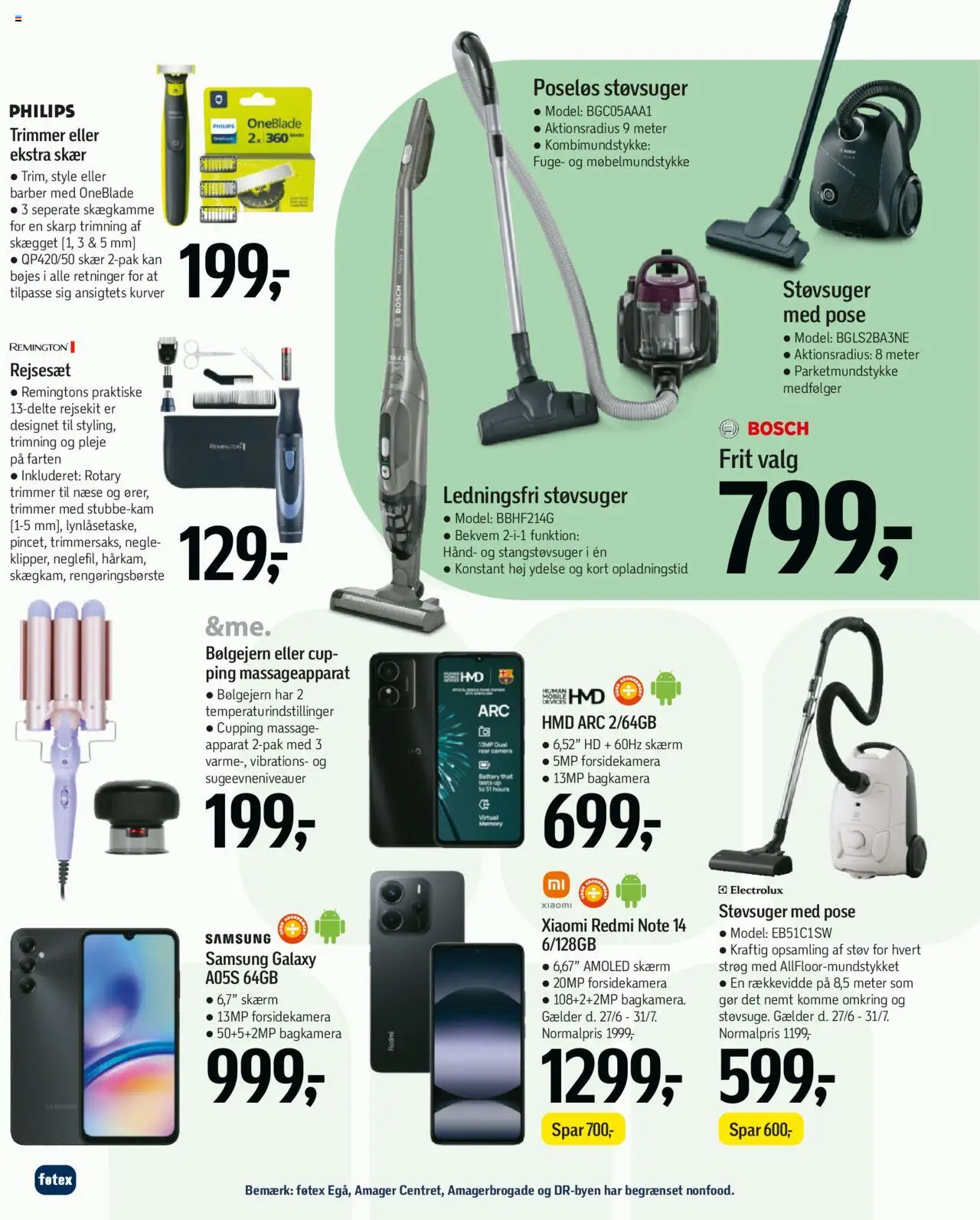 Føtex Tilbudsavis gyldig fra 27.06.2025 | Side: 59 | Produkter: Skærm, Smartphone, Søm, Støvsuger