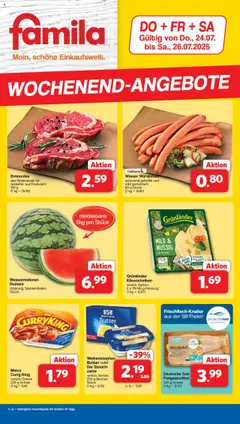 Famila Nordwest   Wochenend-angebote gültig ab dem 24.07.2025