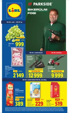 Lidl Akciós újság - amely érvényes a következő dátumtól: 04.09.2025