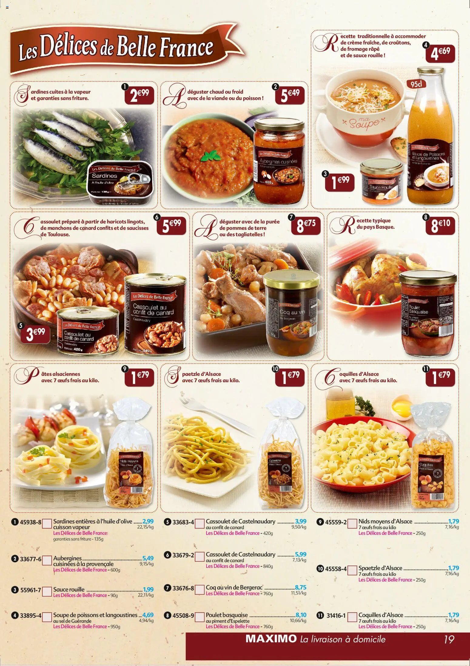 {H1} | Page: 19 | Produits: Sel, Piment d'espelette, Fromage, Œufs