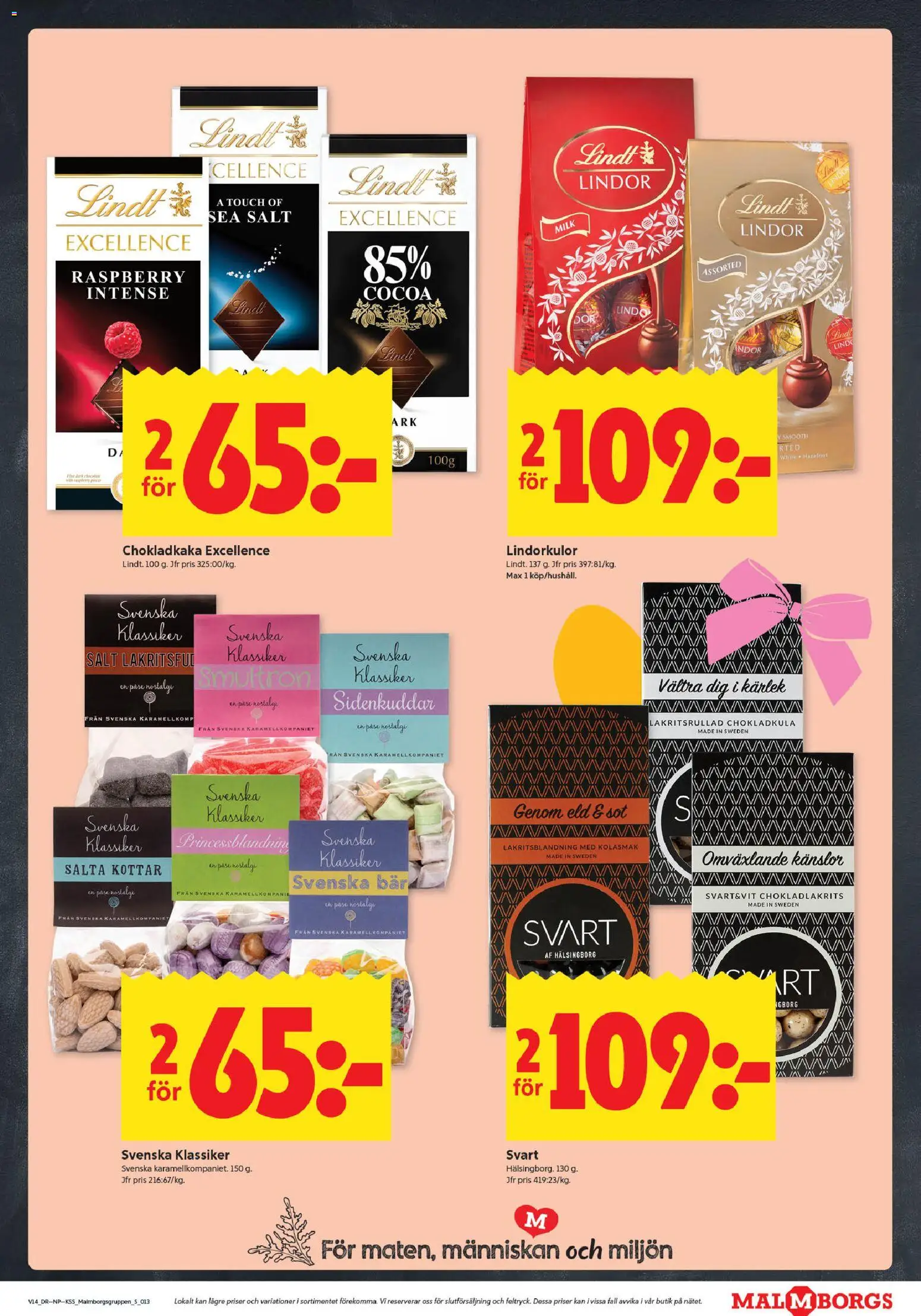 ICA Kvantum reklamblad aktuell från 30.03.2026 | Sida: 13 | Produkter: Salt, Chokladkaka