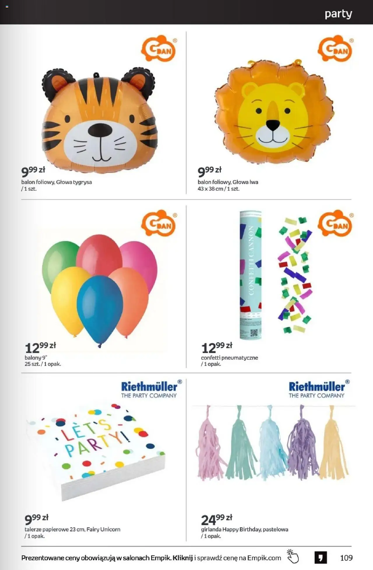 Empik promocje od 21.05.2025 | Strona: 109 | Produkty: Talerze, Fairy