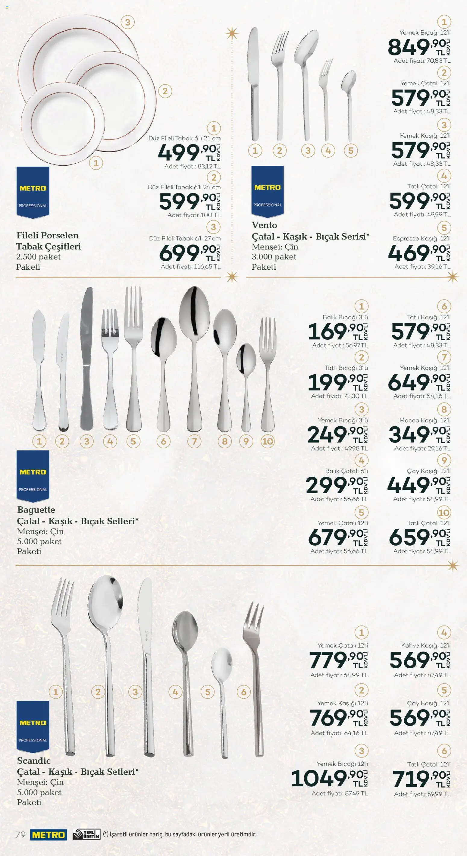Metro - Yılbaşı Sofra Kataloğu - 01.12.2025 tarihinden itibaren geçerlidir | Sayfa: 79 | Ürünler: Kahve, Balık, Çay, Cin