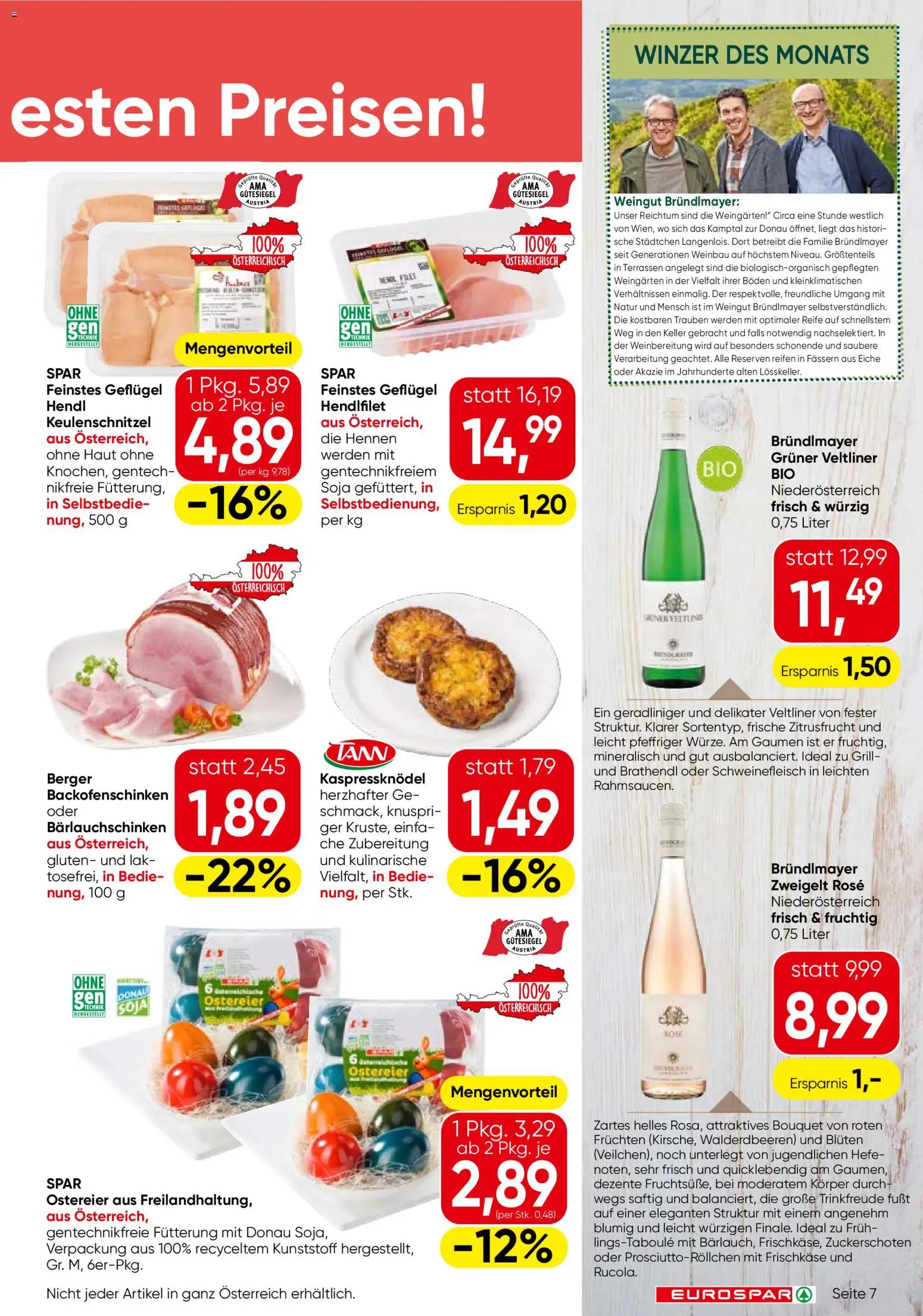 Eurospar Flugblatt - Salzburg gültig ab 12.02.2026 | Seite: 7 | Produkte: Grill, Schweinefleisch