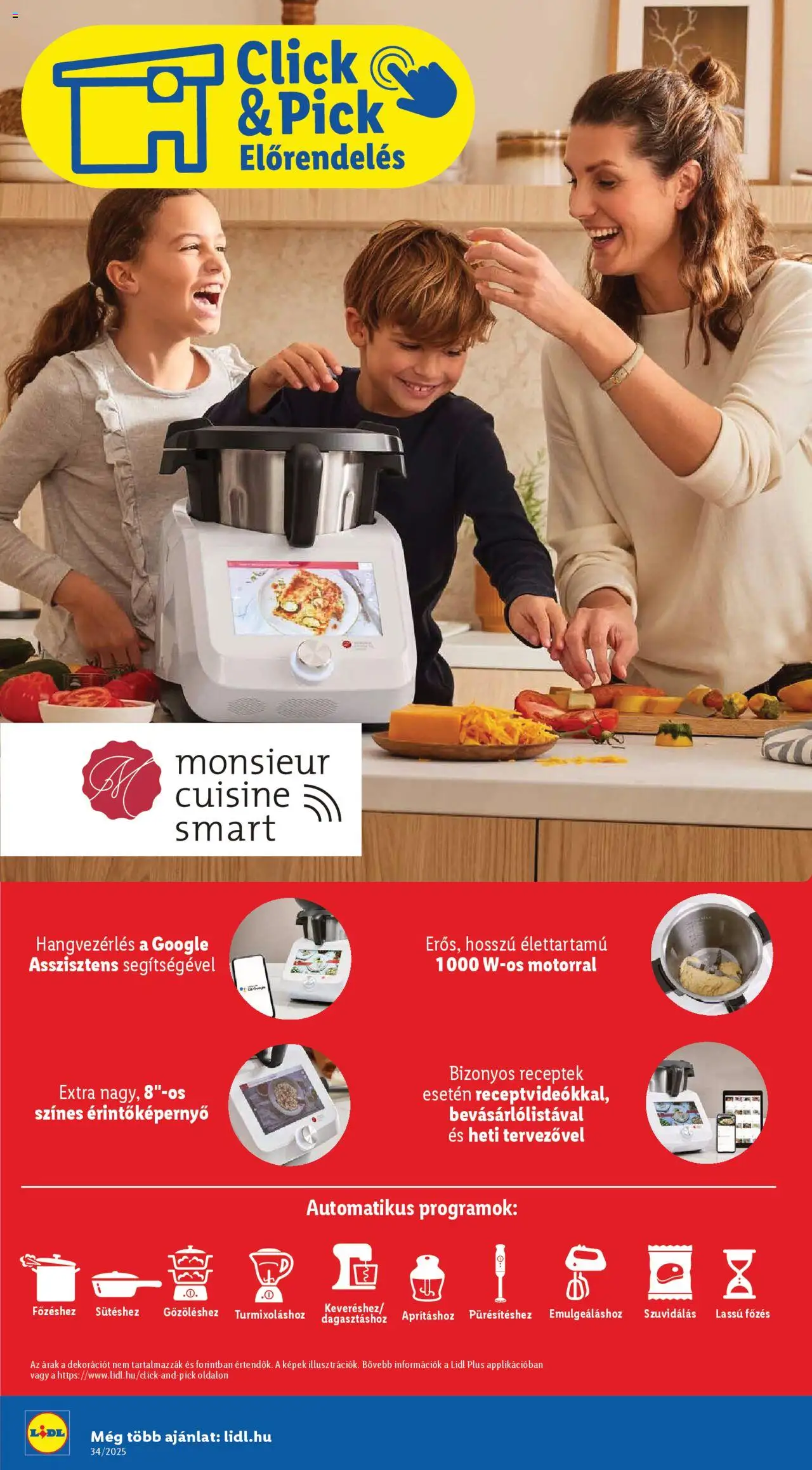 Lidl akciós ujság - amely érvényes a következő dátumtól: 21.08.2025 | Oldal: 6 | Termékek: Pick, Robotgép, Robot, Konyhai robotgép