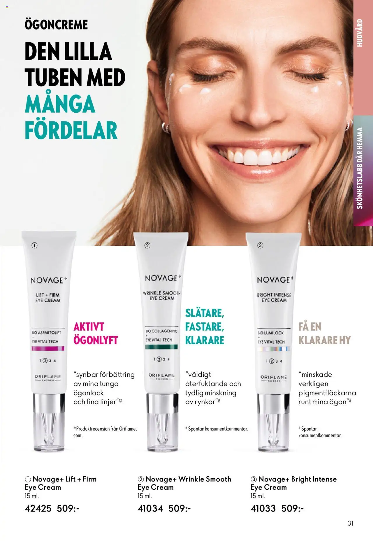 Oriflame reklamblad aktuell från 14.09.2025 | Sida: 31