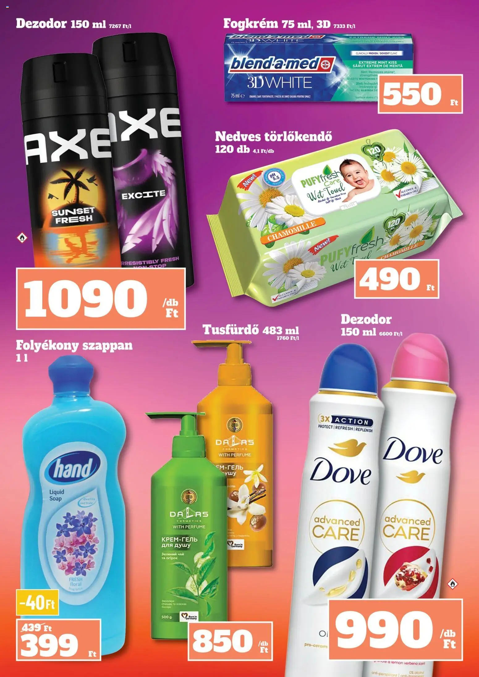 Family Diszkont akciós ujság - amely érvényes a következő dátumtól: 13.11.2025 | Oldal: 25 | Termékek: Törlőkendő, Szappan, Dezodor, Fogkrém