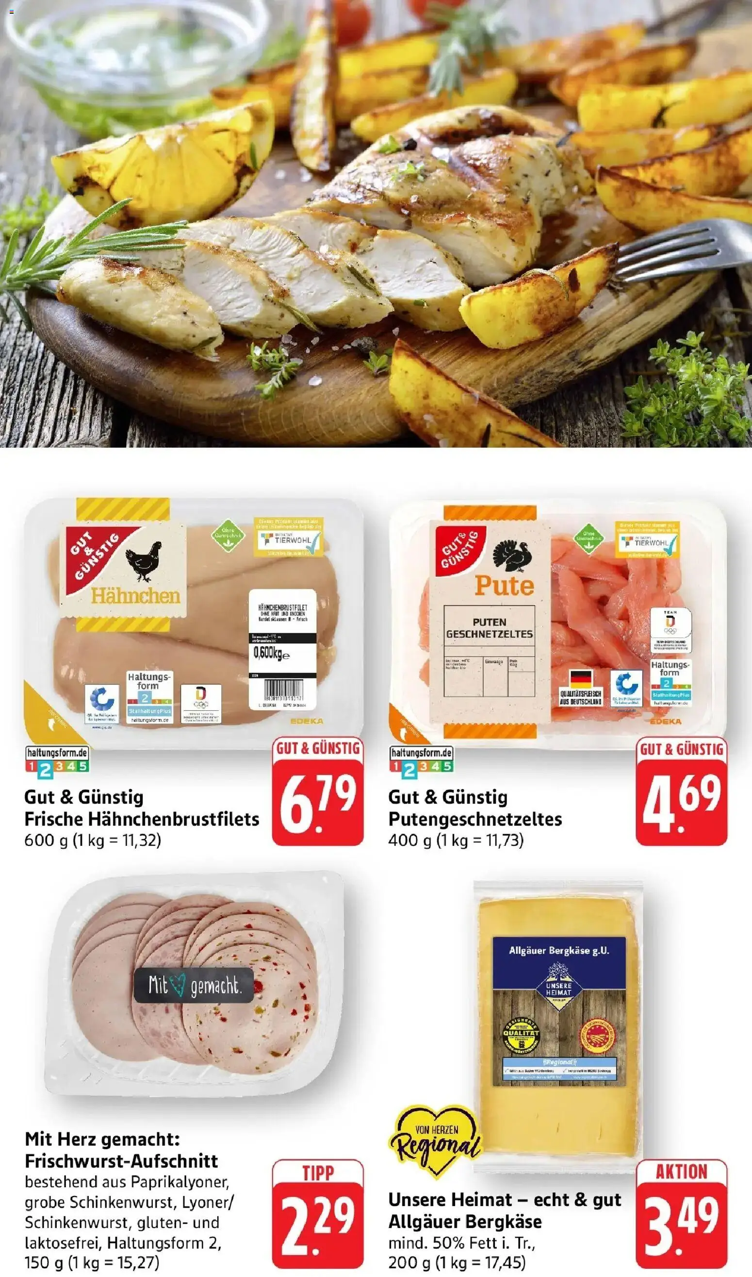 Edeka prospekt Gengenbach	 – gültig ab 09.03.2026 | Seite: 3 | Produkte: Pute, Hahnchen