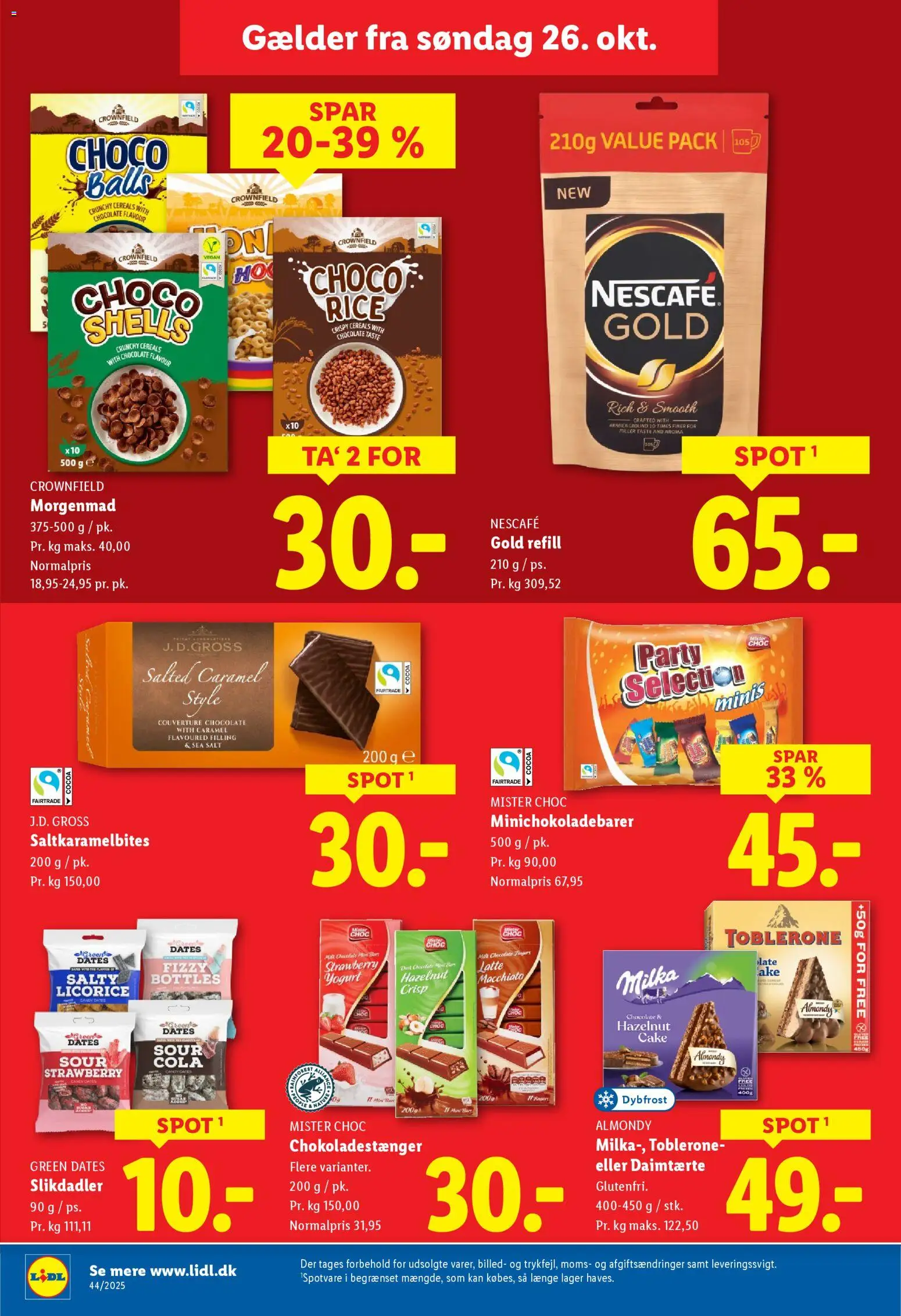 Lidl tilbudsavis – gyldig fra 26.10.2025 | Side: 23 | Produkter: Salt, Cola, Søm