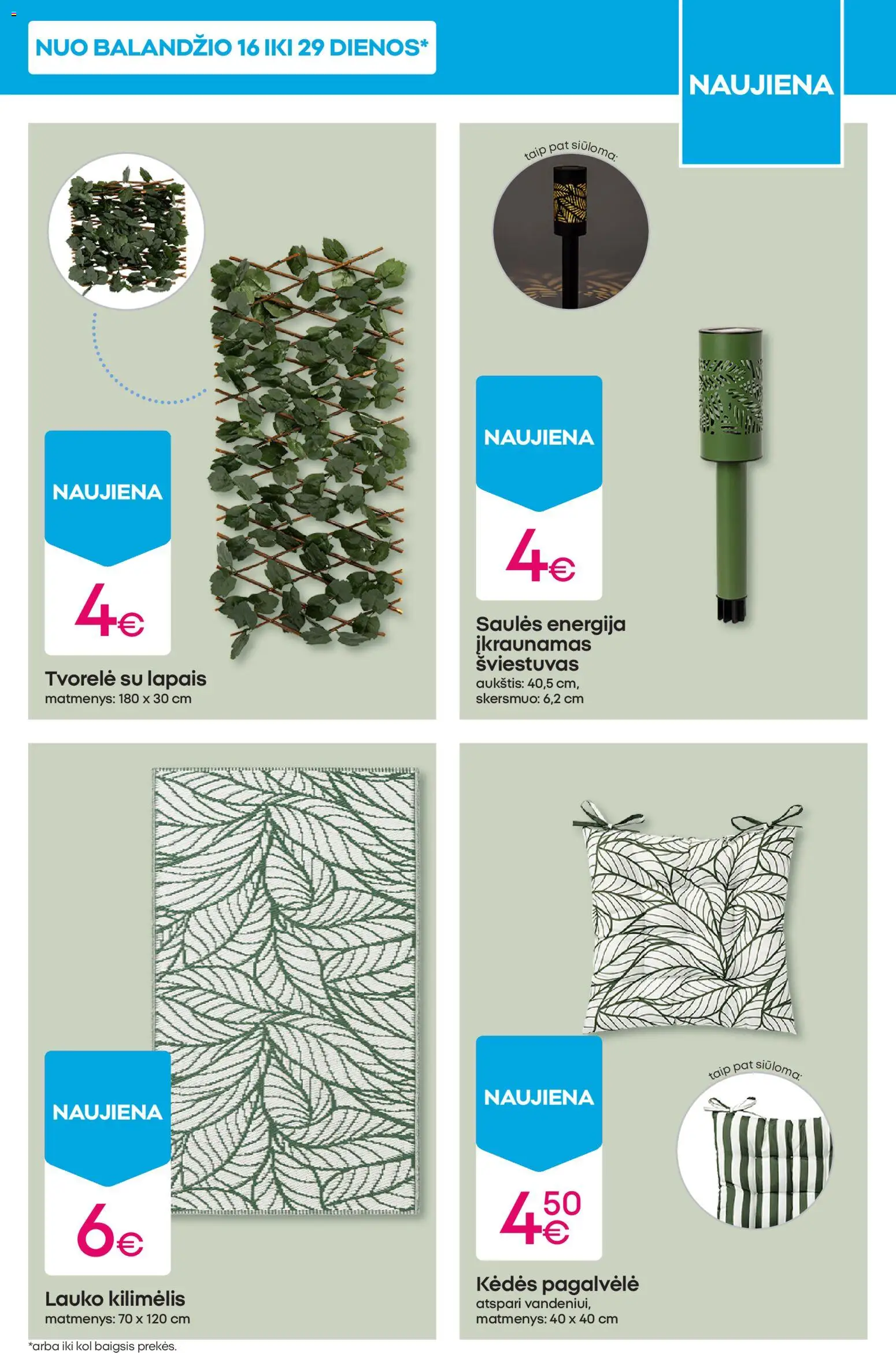 Pepco akcijos nuo 16.04.2026 | Puslapis: 13 | Prekių: Pagalvėlė, Kilimėlis