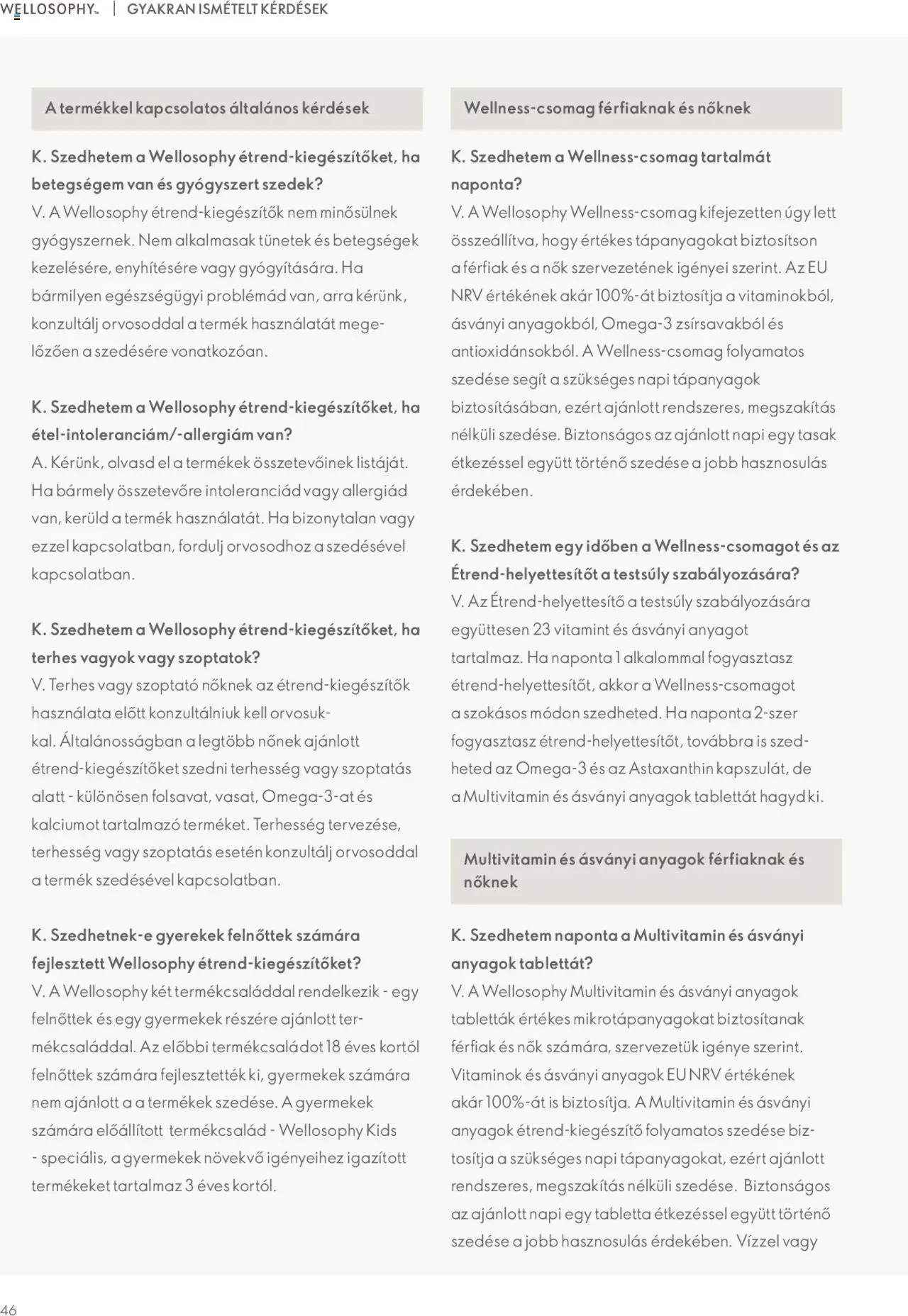 Oriflame akciós ujság - amely érvényes a következő dátumtól: 09.11.2023 | Oldal: 46 | Termékek: Multivitamin