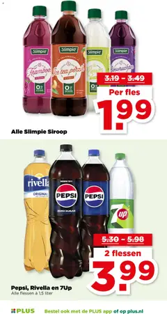 Pepsi, Rivella en 7Up, Alle flessen à 1,5 liter - Voorbeeld van een folder van Plus, geldig van 22.10.2025 | Pagina: 29