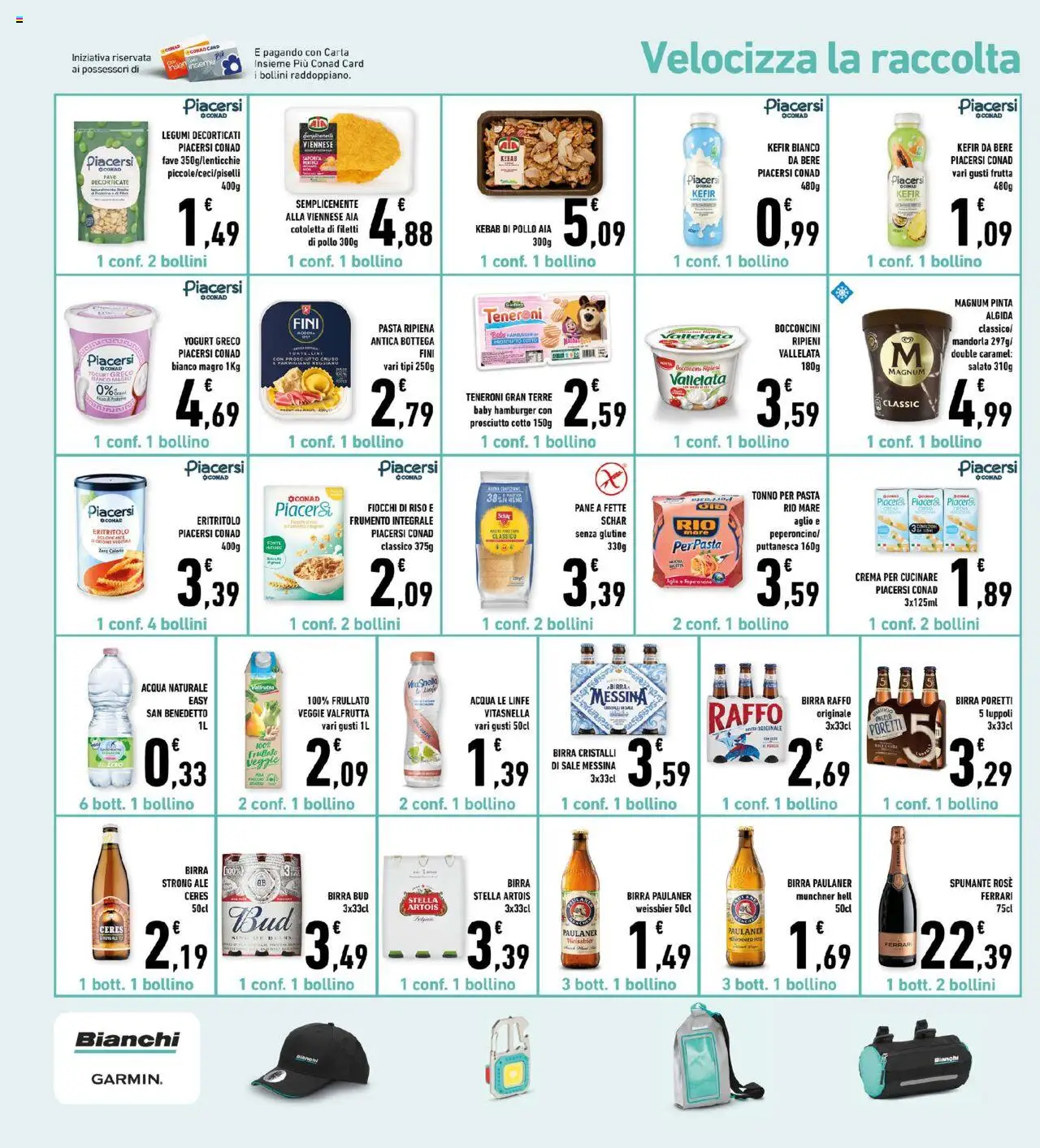 Volantino Conad del 13.08.2025 | Pagina: 24 | Prodotti: Legumi, Pasta, Spumante, Acqua naturale