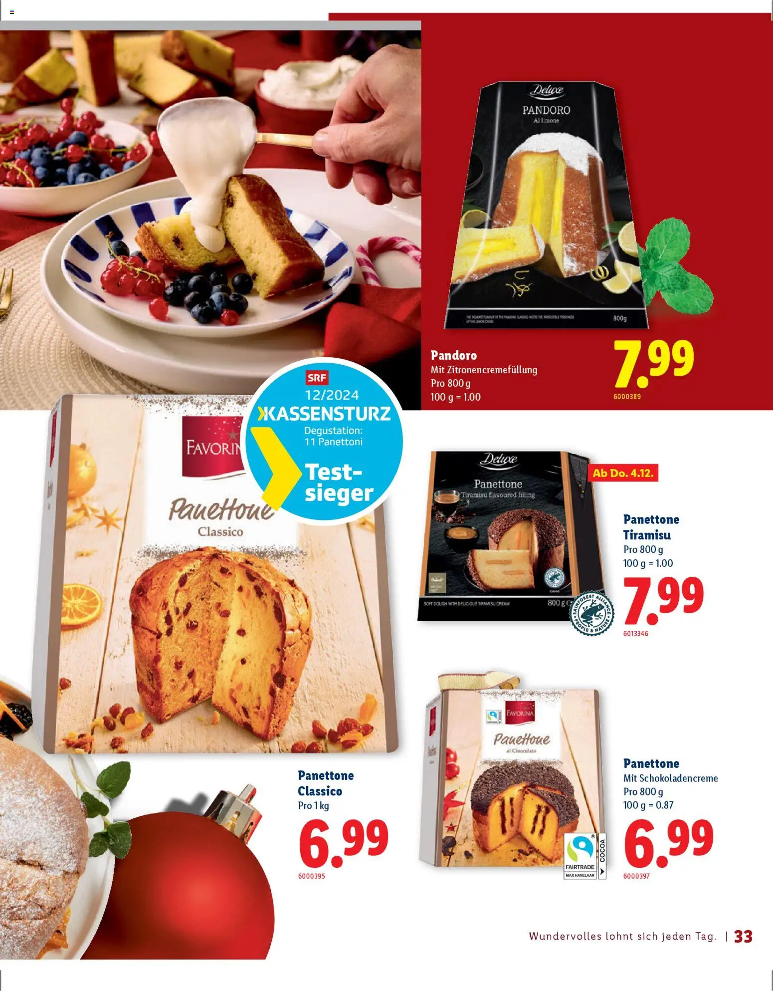 Lidl Aktionen Weihnachten – gültig ab 30.10.2025 | Seite: 33