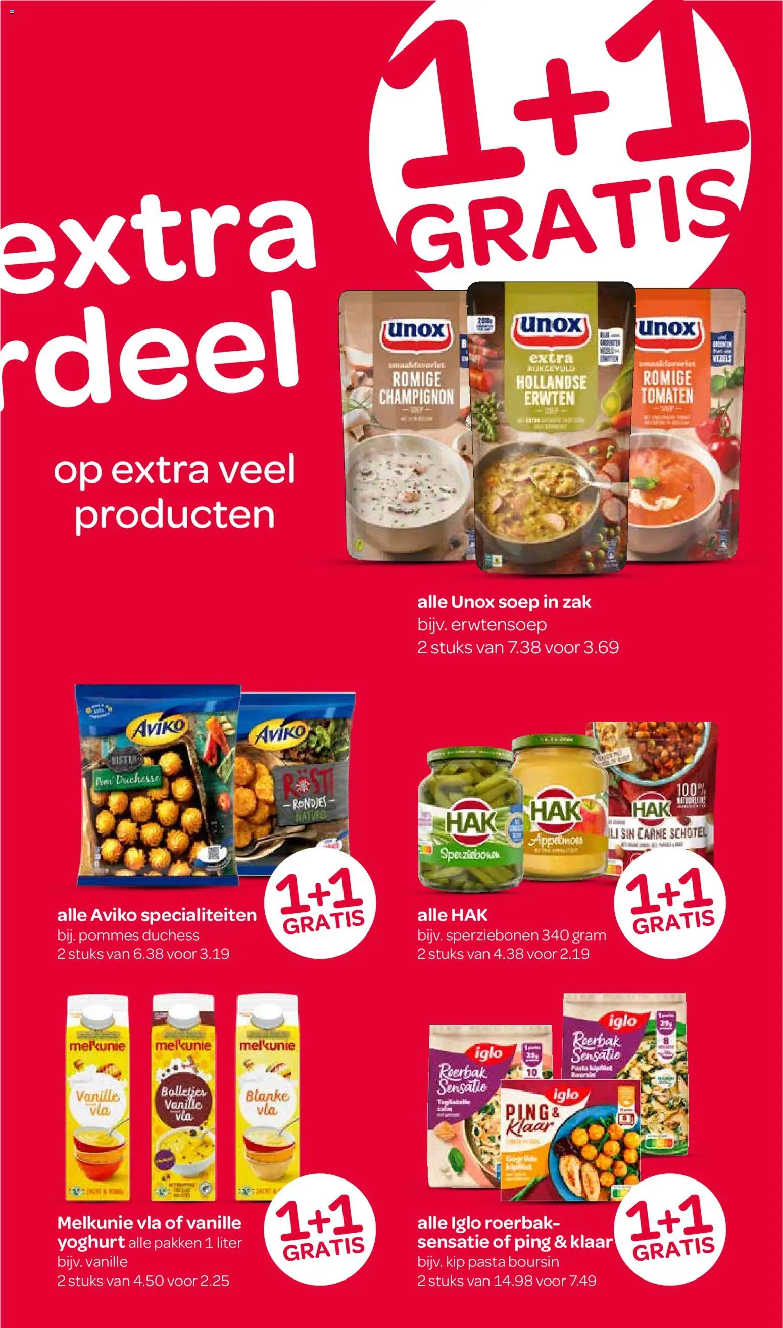 {H1} | Pagina: 3 | Producten: Champignon, Yoghurt, Pasta, Kip