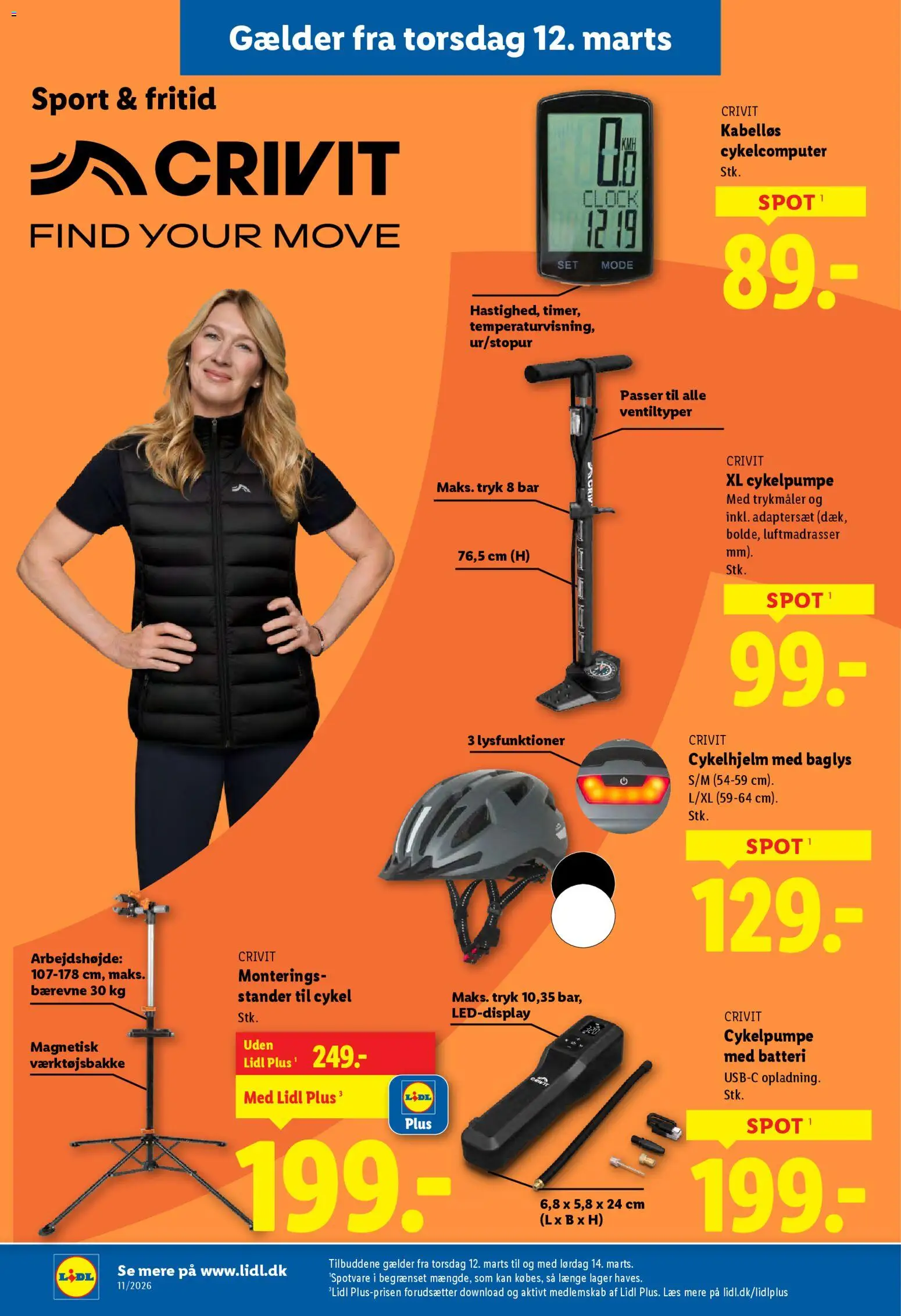 Lidl tilbudsavis – gyldig fra 08.03.2026 | Side: 12 | Produkter: Trykmåler, Søm, Batteri