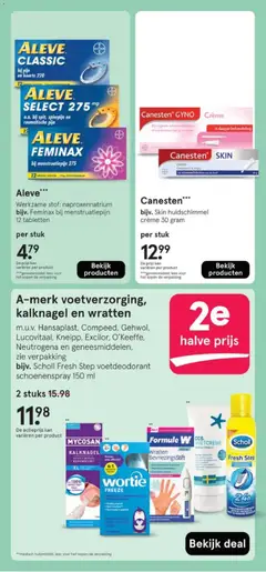 ALEVE CLASSIC, bij pijn en koorts 220, 12 tabletten - Voorbeeld van een folder van Etos, geldig van 22.12.2025 | Pagina: 63