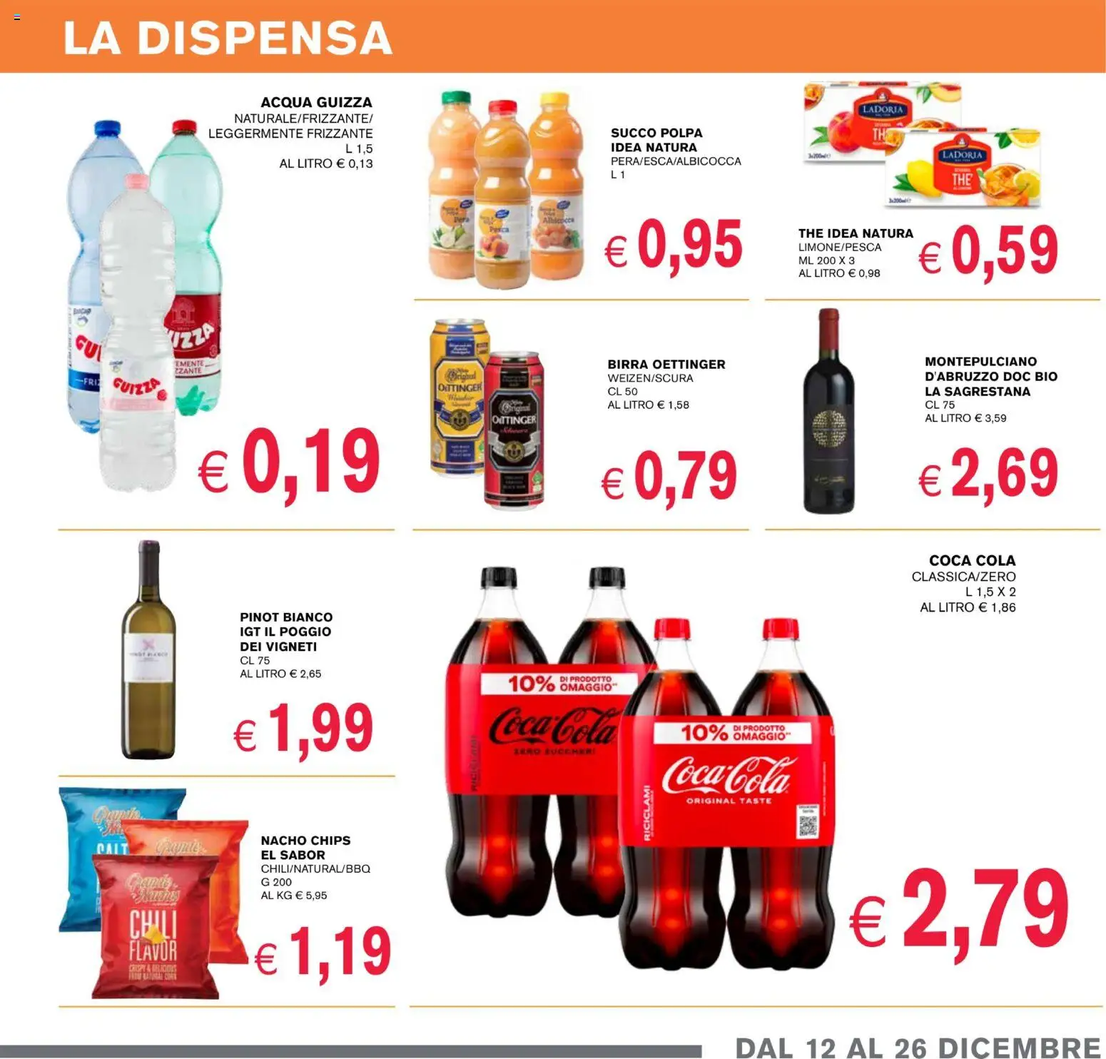 Volantino Coal del 12.12.2025 | Pagina: 7 | Prodotti: Succo, Birra, The, Coca Cola