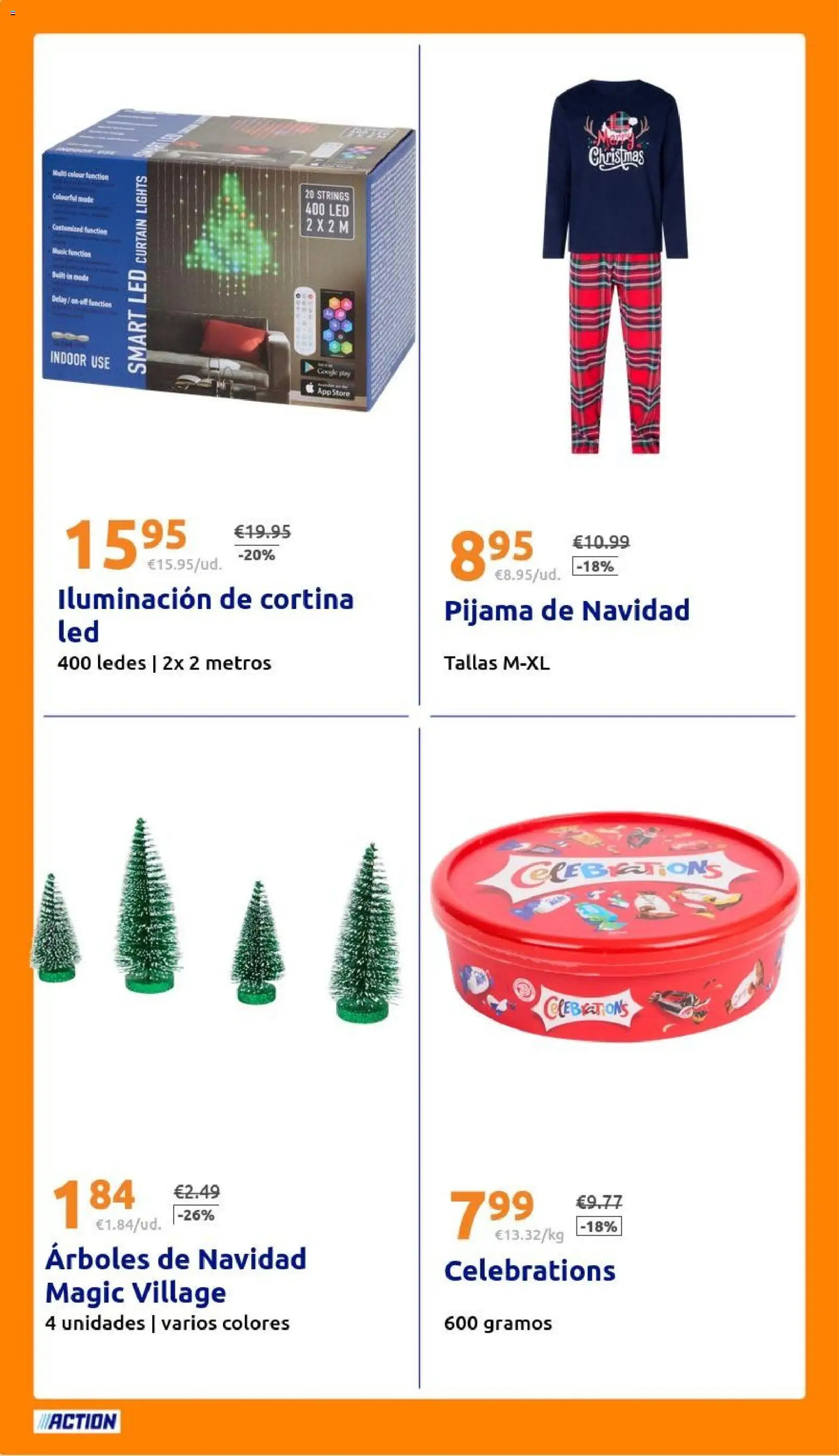 Action - Action ES week 51 2025 │ válido desde el 17.12.2025 | Página: 28 | Productos: Cortina, Pijama, Galette de chaise