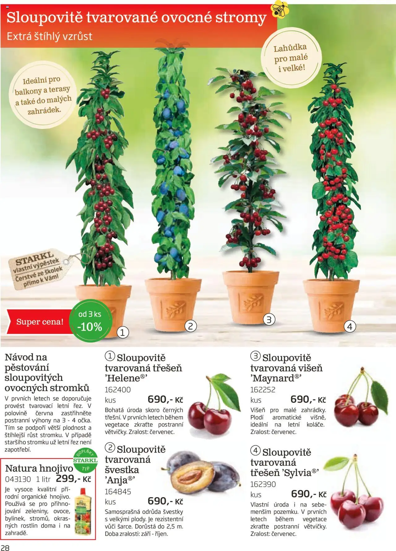 Starkl katalog podzim 2025 od 01.08.2025 | Strana: 28 | Produkty: Švestky, Hnojivo
