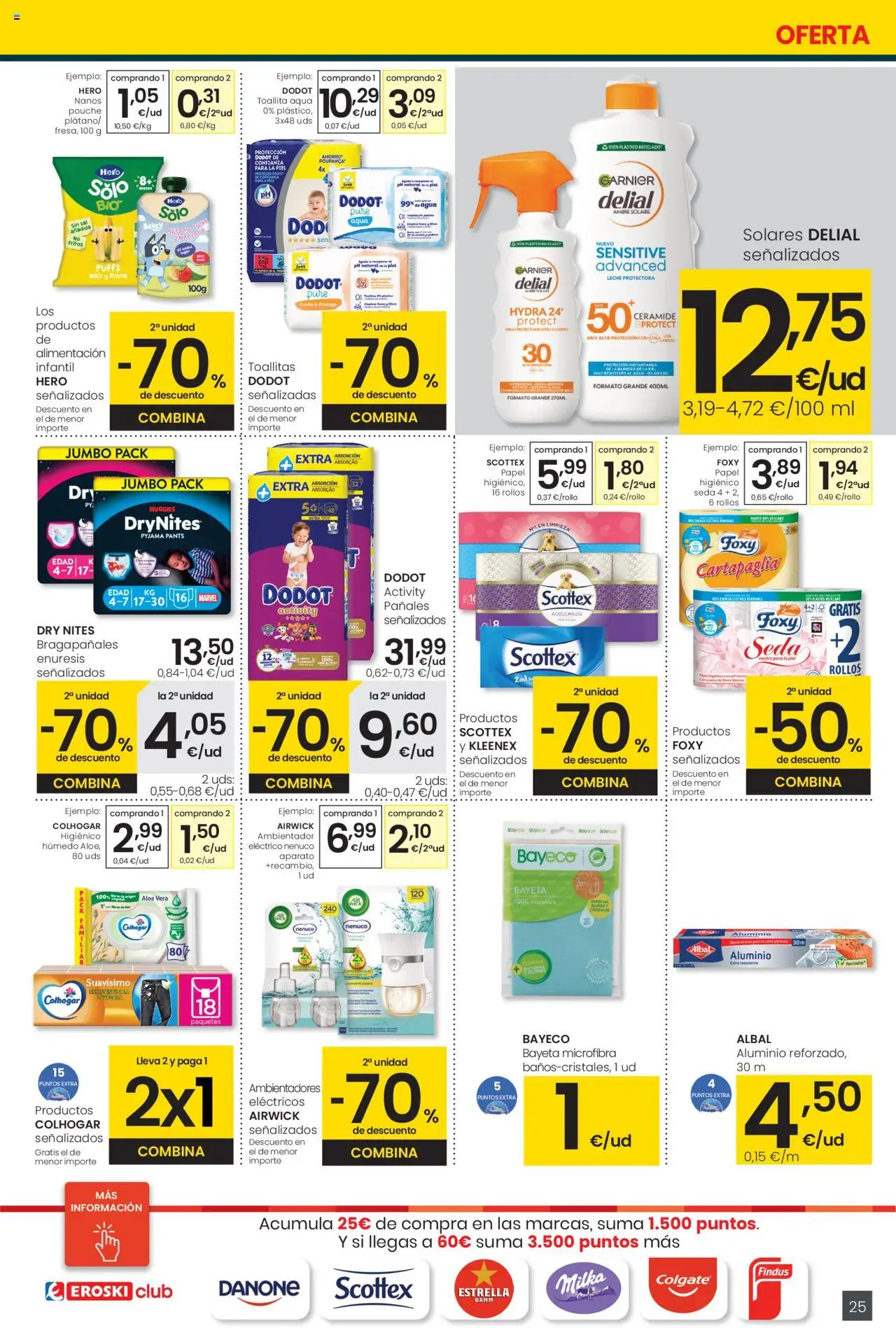 Eroski - Center │ válido desde el 31.07.2025 | Página: 25 | Productos: Leche, Manzana