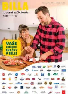 Náhled letáku Billa leták - Vaše oblíbené značky od 04.02.2026