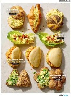 Eiersalade met gochujang en kimchi, Egg salad with gochujang and kimchi. - Voorbeeld van een folder van Albert Heijn, geldig van 20.03.2026 | Pagina: 73