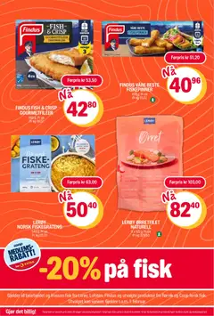 Forhåndsvisning av Coop Extra kundeavis gyldig fra 26.01.2026 | Side: 5 | Produkter: Fisk, Milkshake, Приправа, Saus