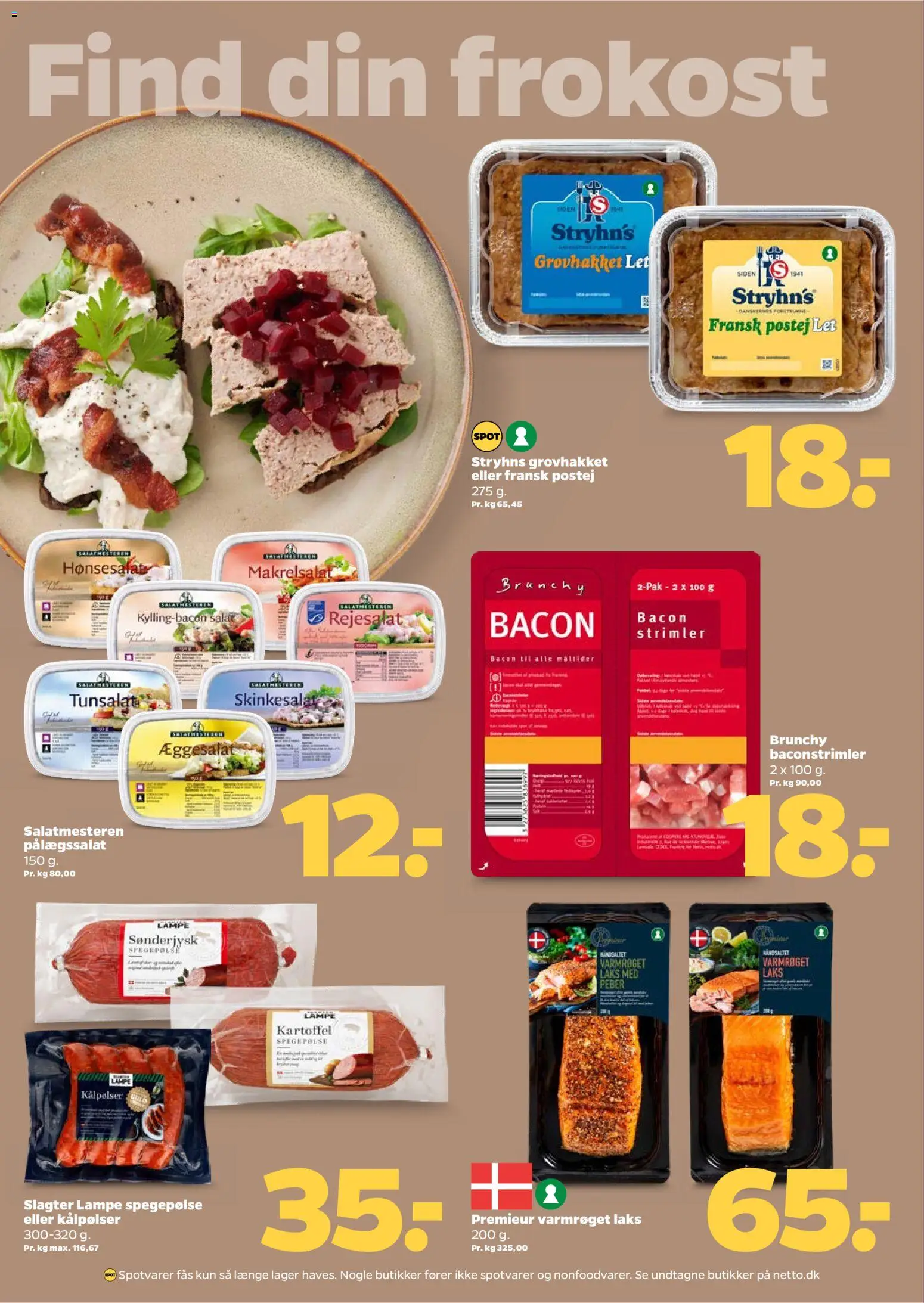 Netto tilbudsavis – gyldig fra 31.01.2026 | Side: 16 | Produkter: Paté, Salat, Leverpostej, Æggesalat