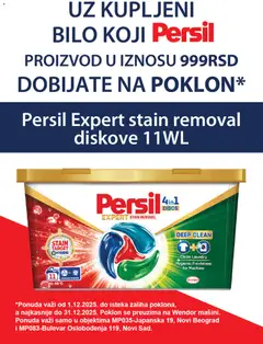 Univerexport kupi Persil i izvuci poklon - pregled Univerexport kataloga - važi od 01.12.2025