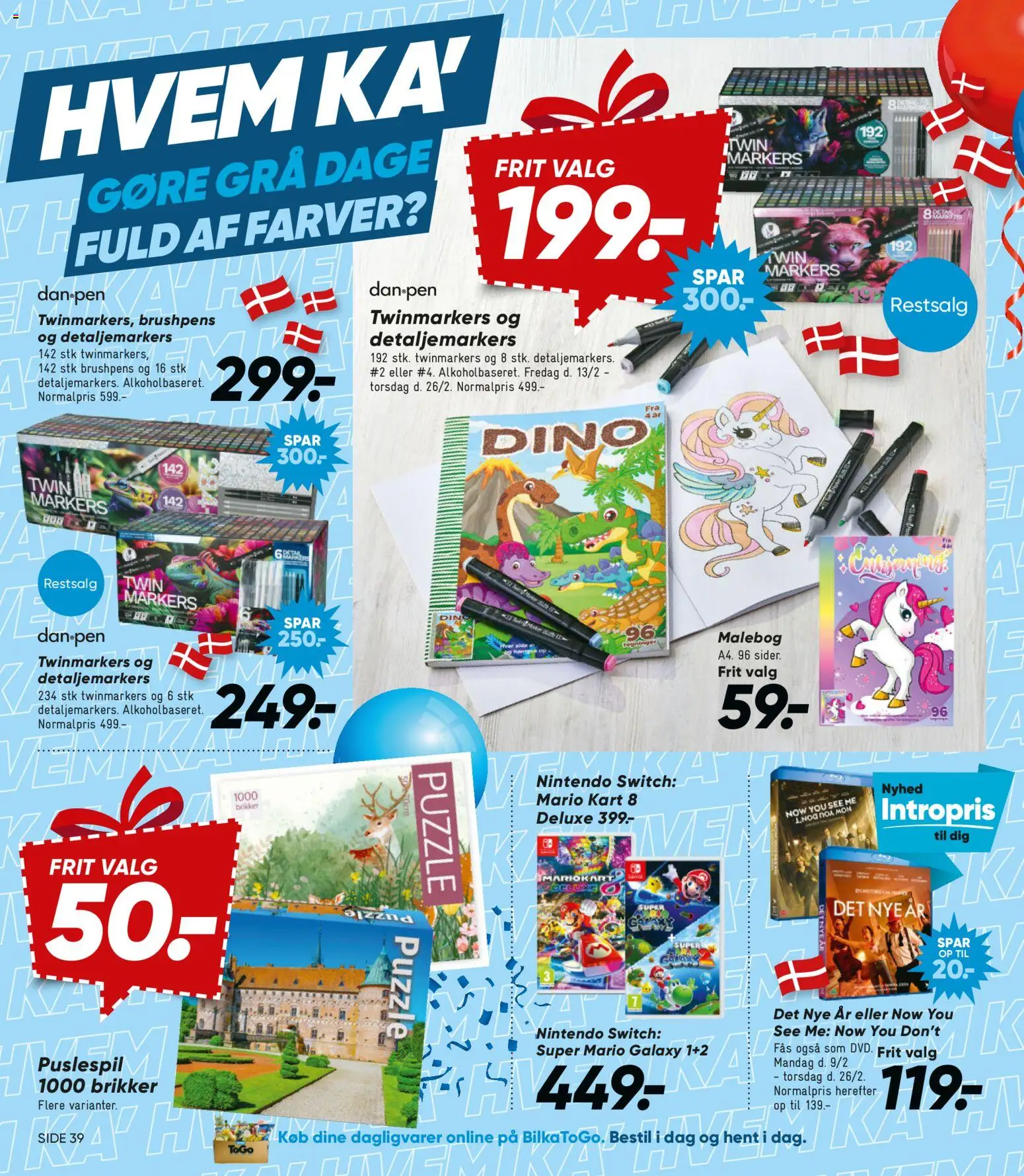 Bilka tilbudsavis – gyldig fra 13.02.2026 | Side: 10 | Produkter: Nintendo Switch, Søm