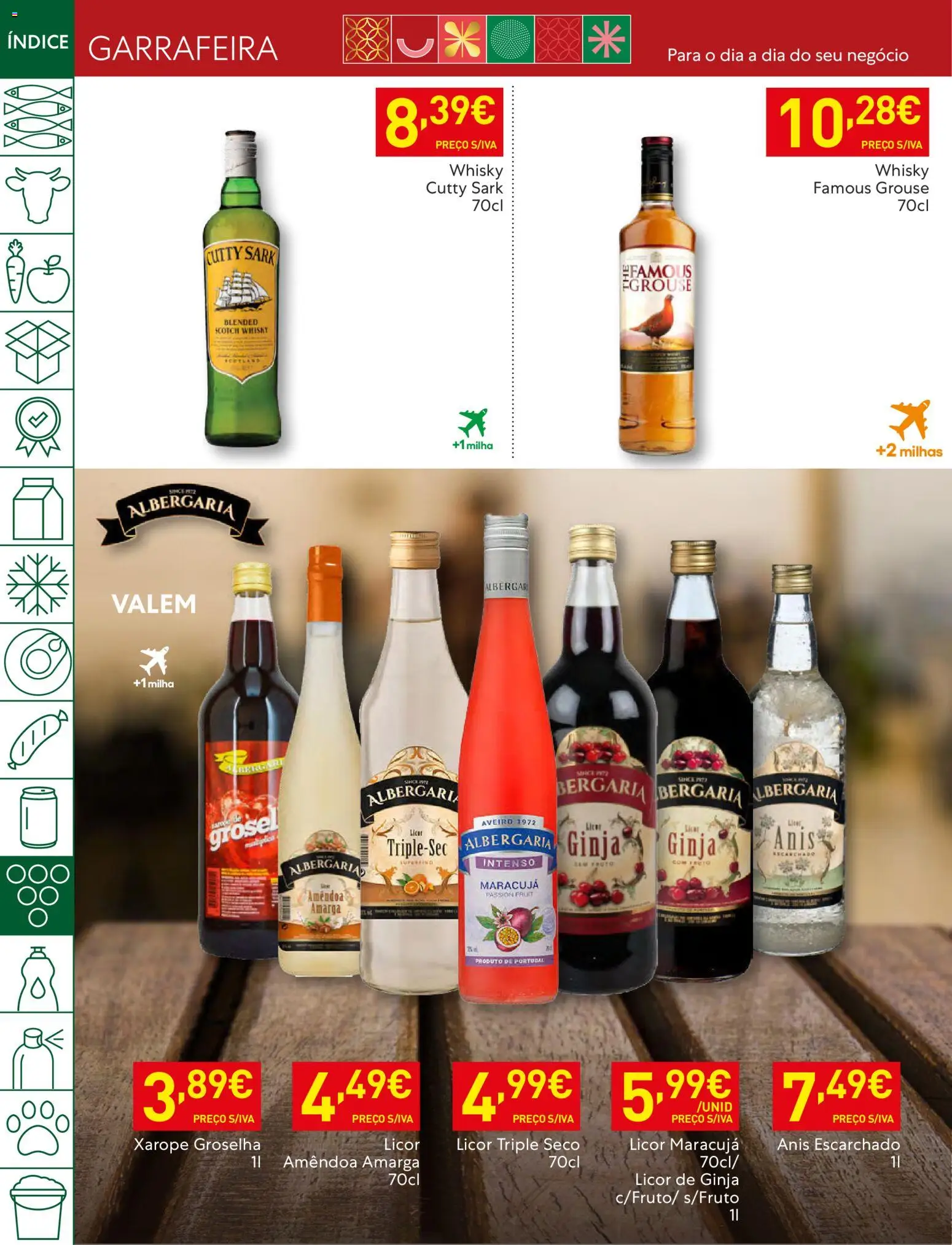 Recheio folheto │ válido de 09.12.2025 | Página: 34 | Produtos: Whisky, Licor, Xarope