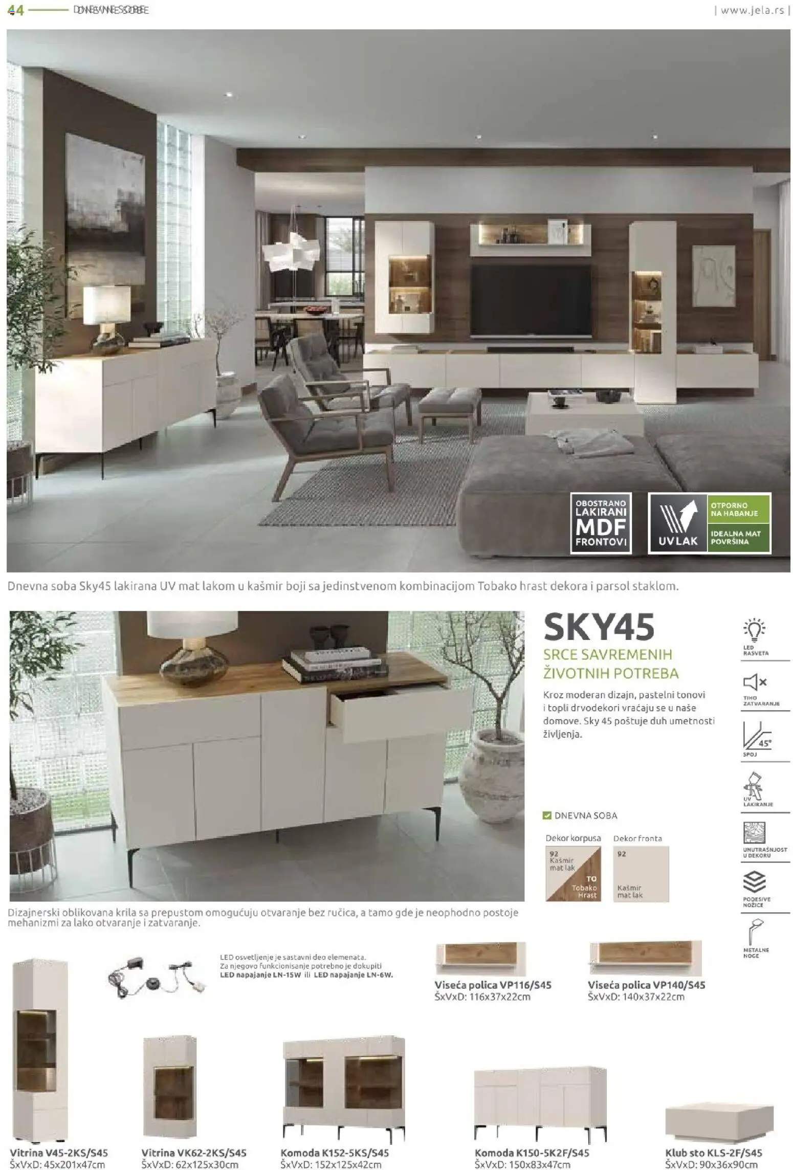 Jela katalog - važi od 09.03.2026 | Strana: 44 | Proizvode: Komoda, Polica, Sto