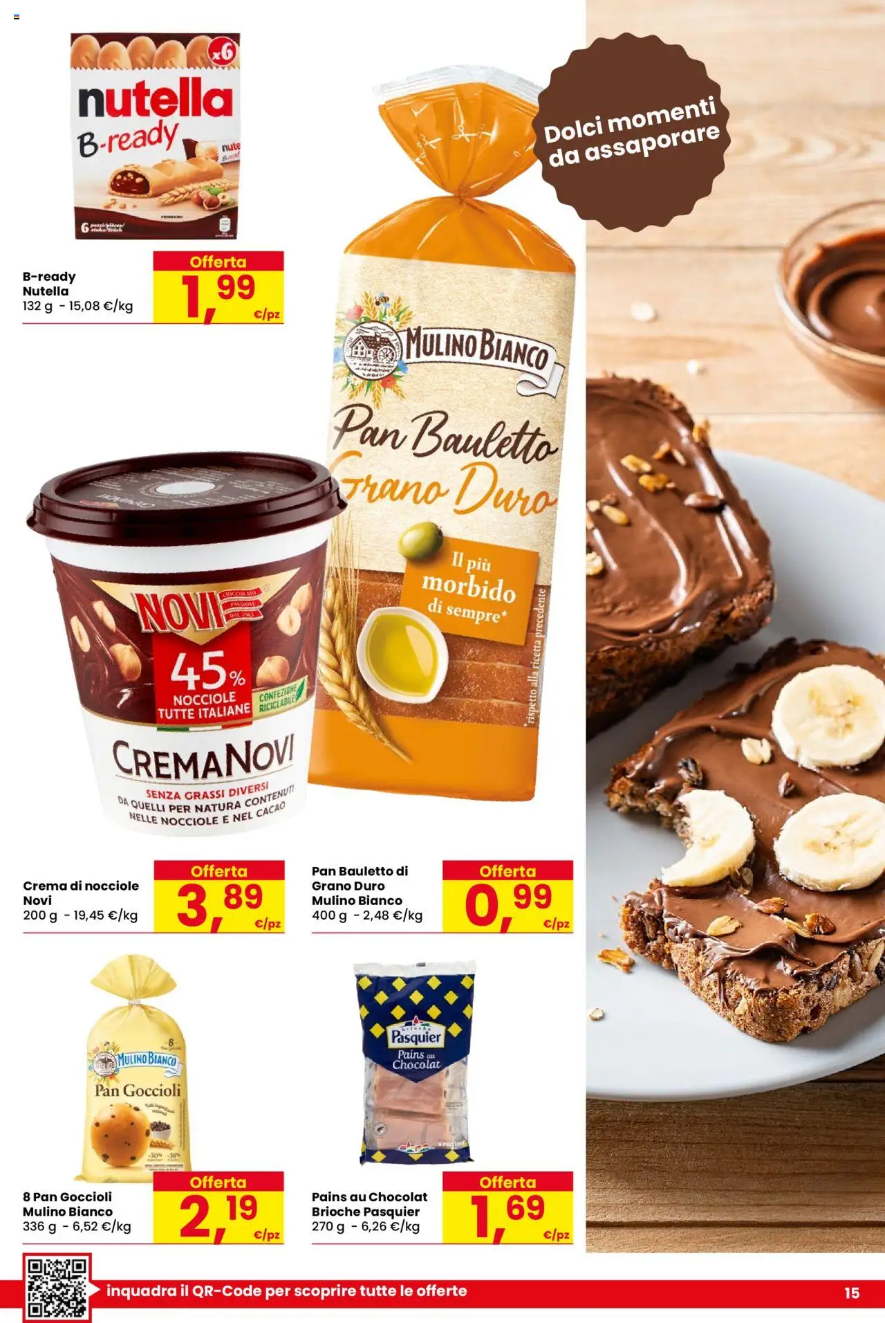 Volantino Despar del 02.10.2025 | Pagina: 15 | Prodotti: Crema, Nocciole, Nutella, Cacao