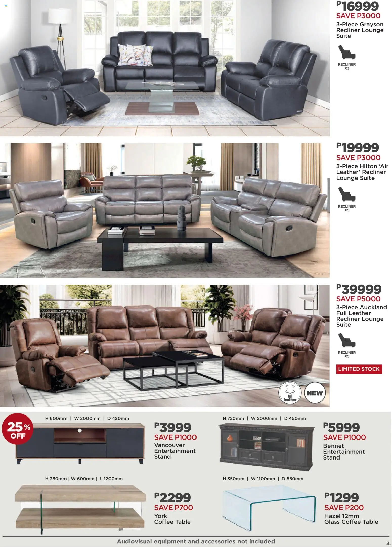 New House and Home catalogue – valid from 20.10.2025 | Page: 3 | Products: Table, Lounge suite, Coffee, Stock