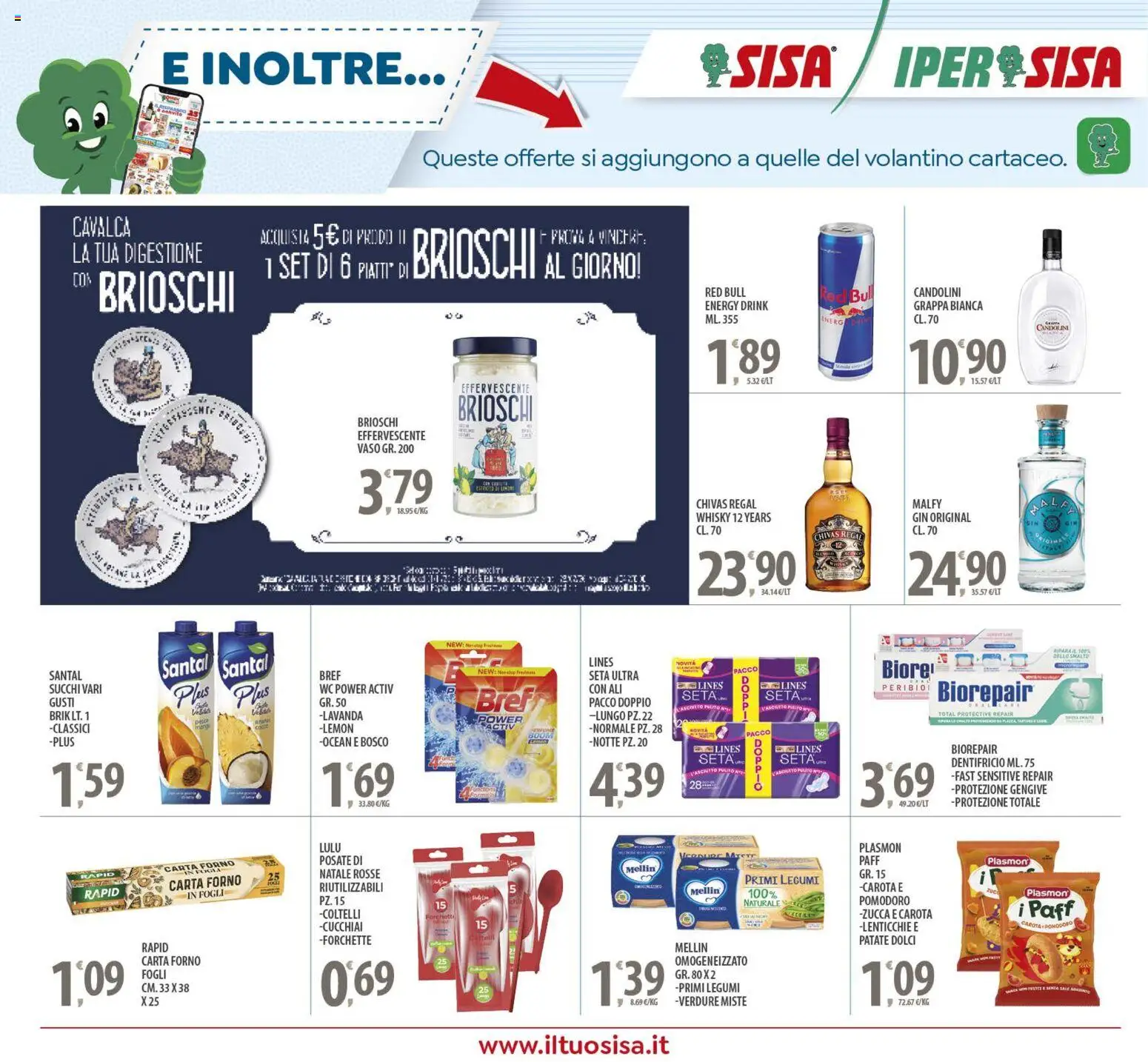 Volantino SISA del 16.12.2025 | Pagina: 26 | Prodotti: Carota, Patate, Lenticchie, Red Bull