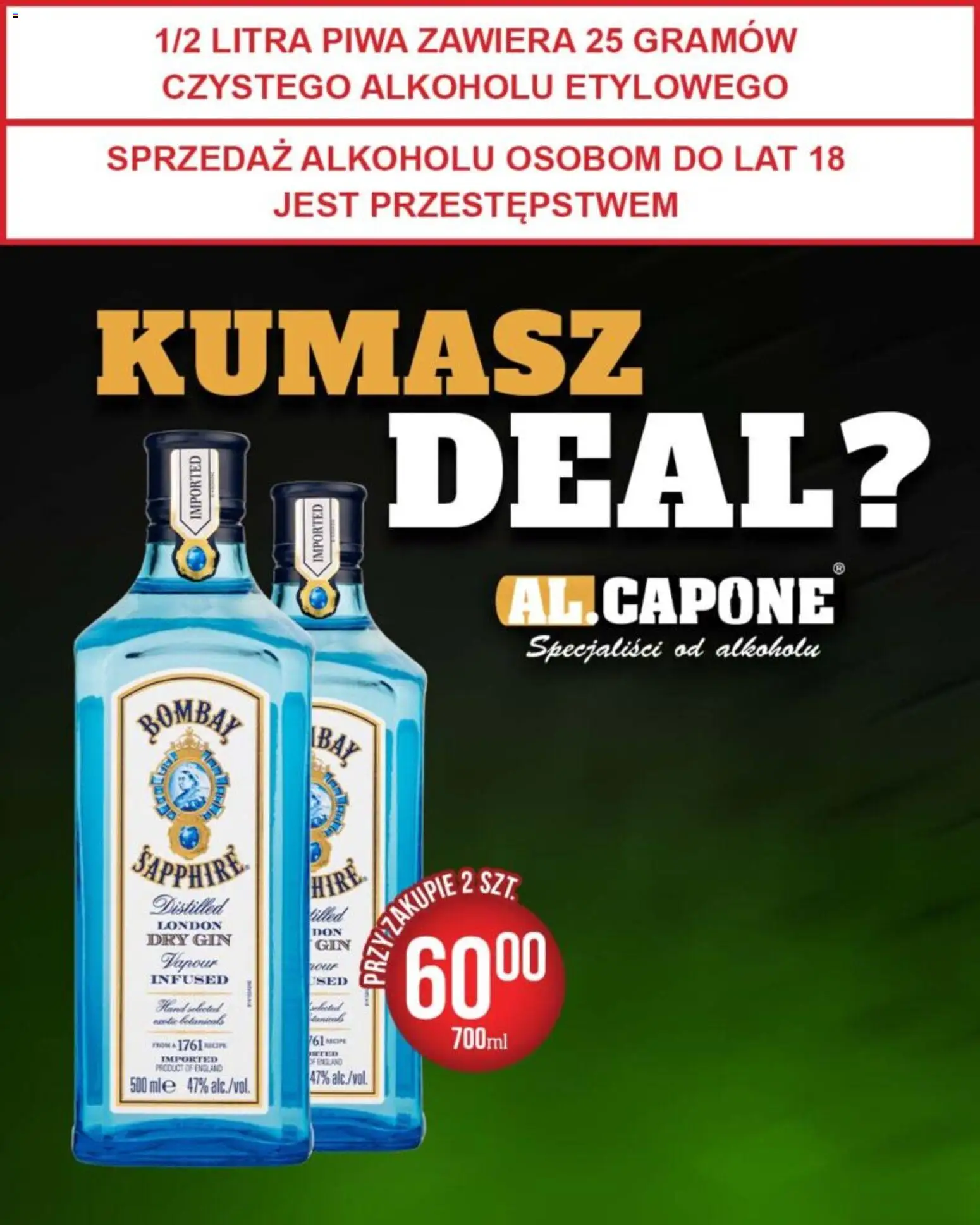 Al.Capone Gazetka od 16.12.2025 | Strona: 4 | Produkty: Gin